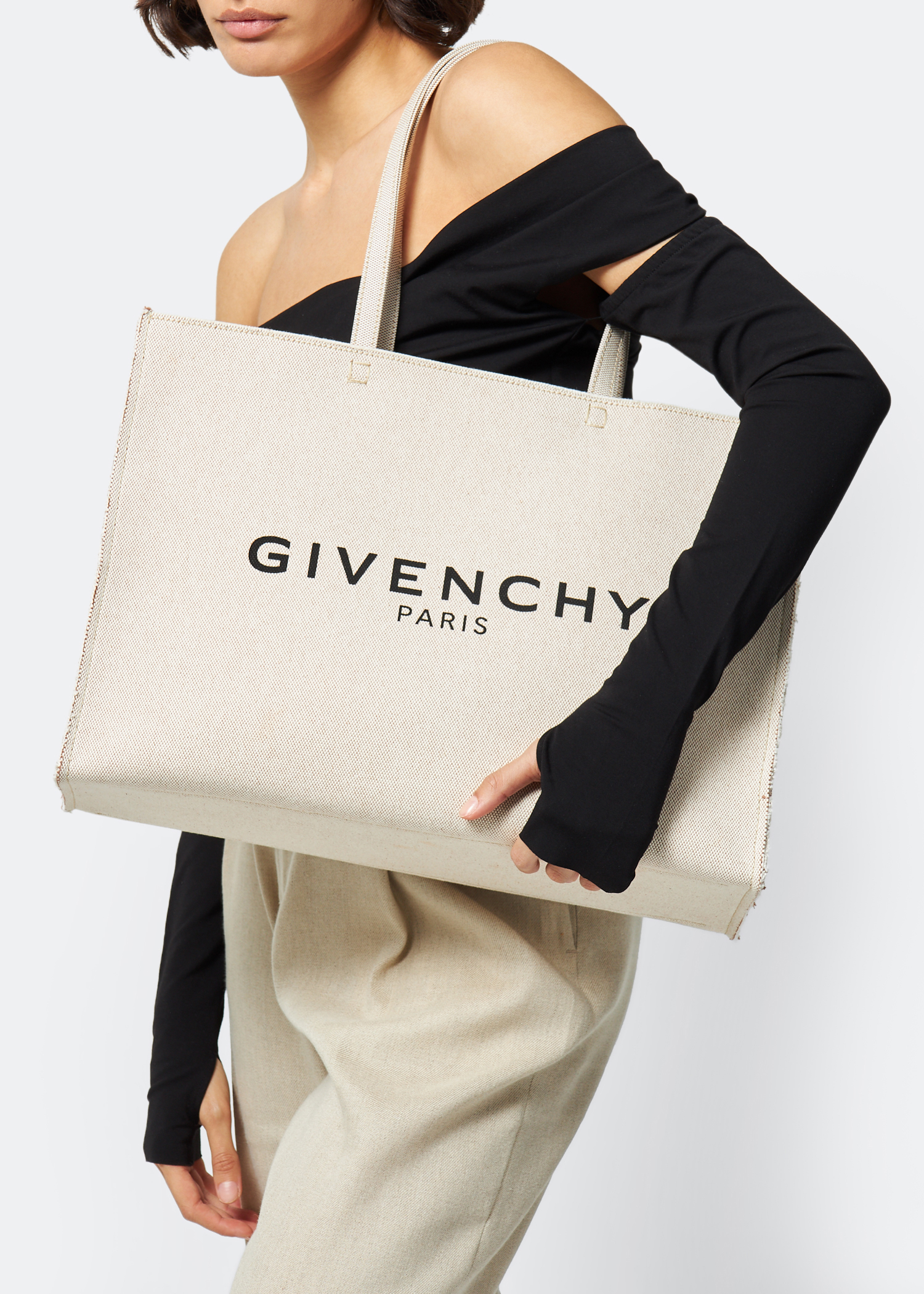 Large G-Tote shopping bag, Beige
Large G-Tote shopping bag, Beige