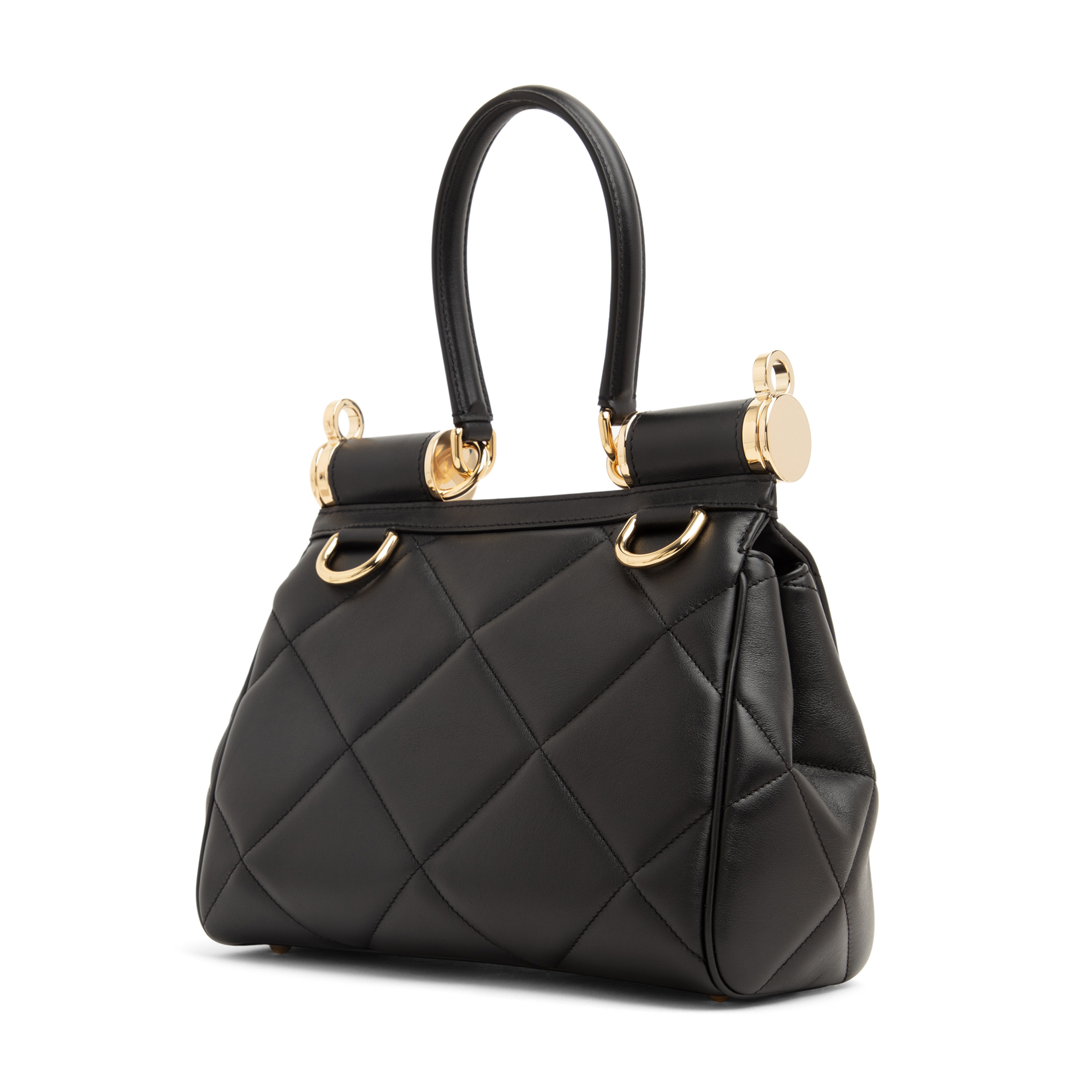 Medium 90s Sicily bag, Black