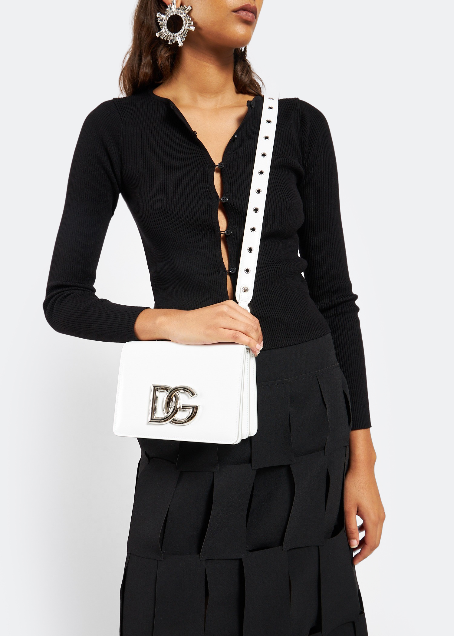 3.5 crossbody bag, White