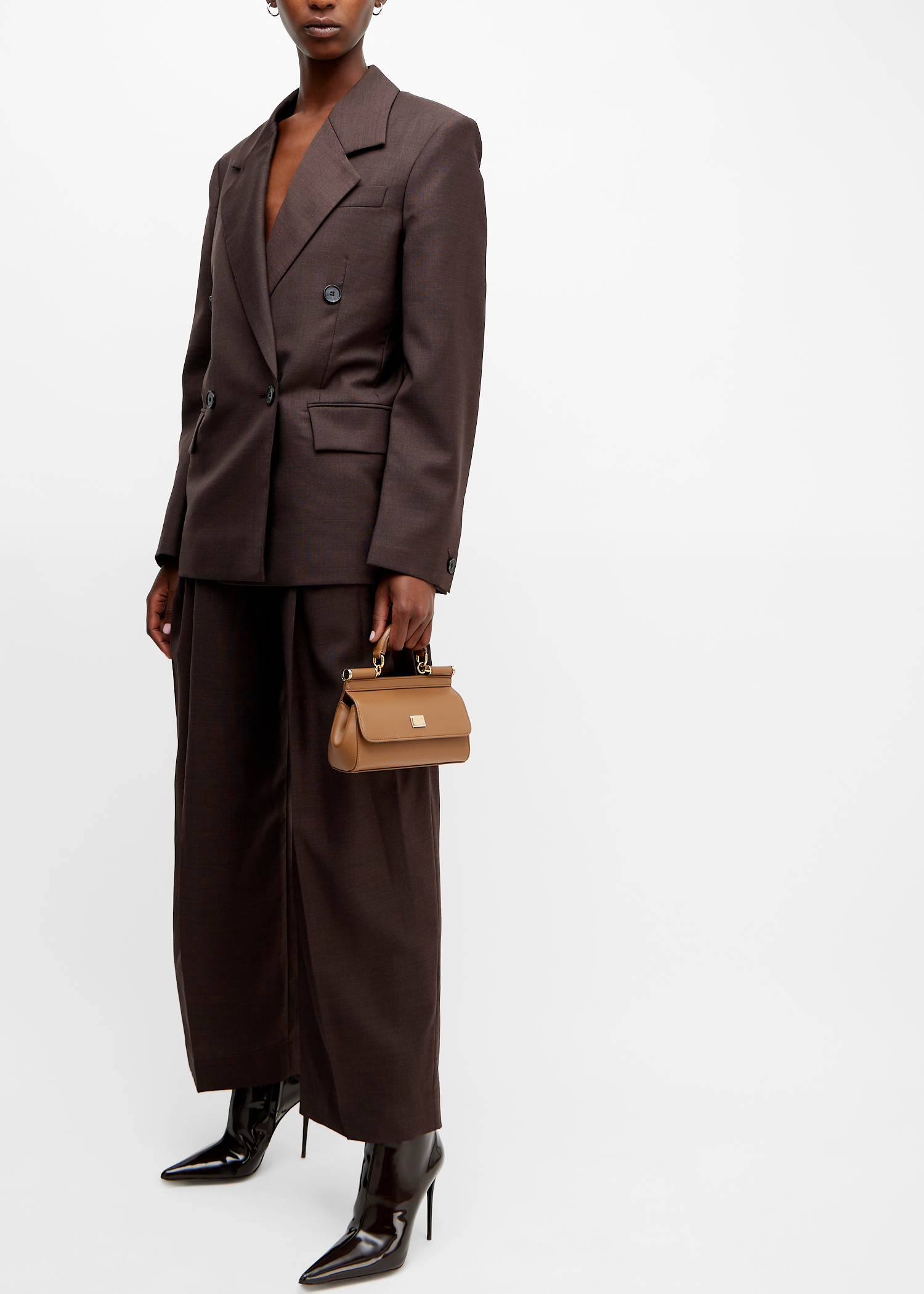 Small Sicily handbag, Brown
