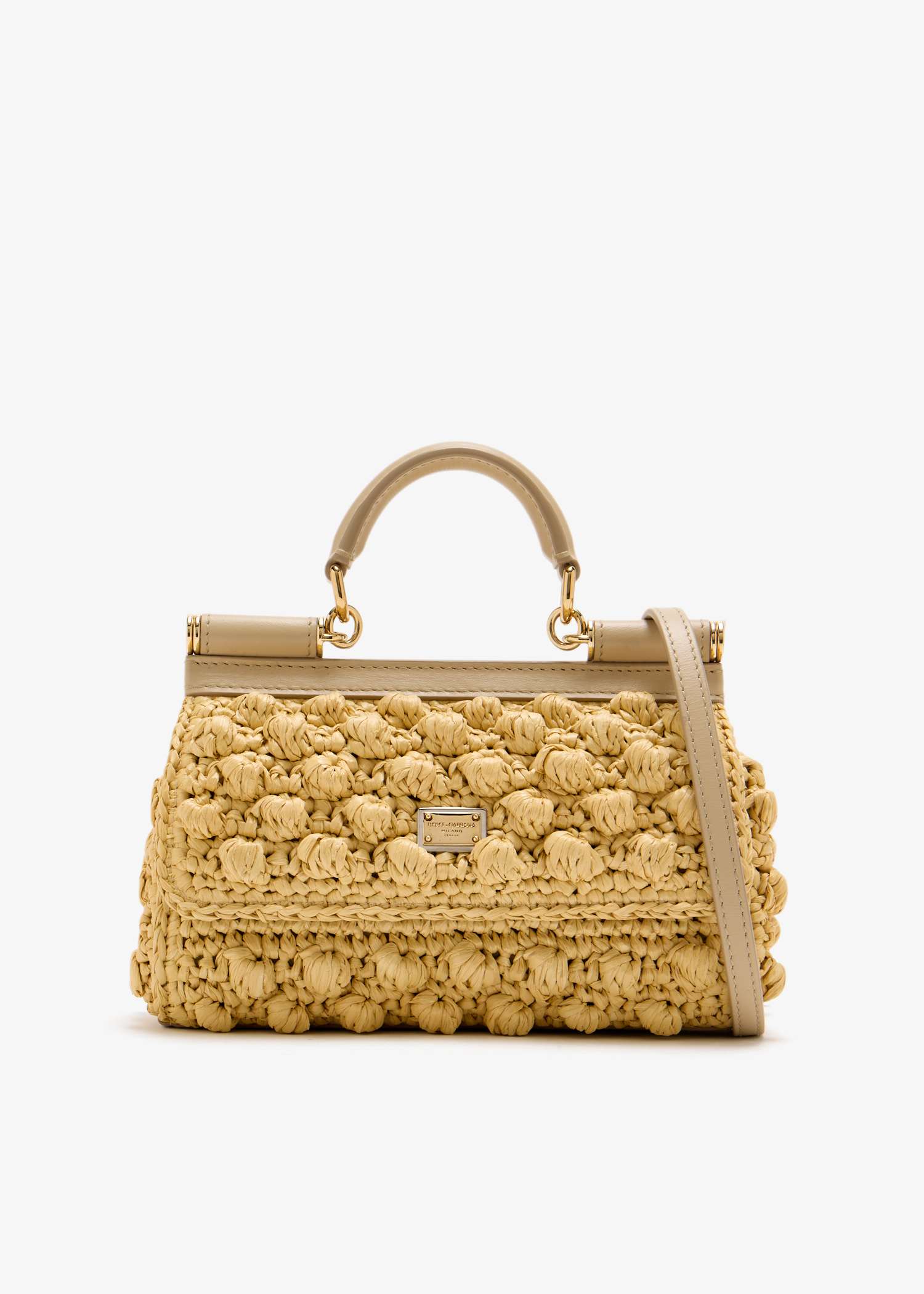 Small Sicily raffia crochet bag, Beige
Small Sicily raffia crochet bag, Beige