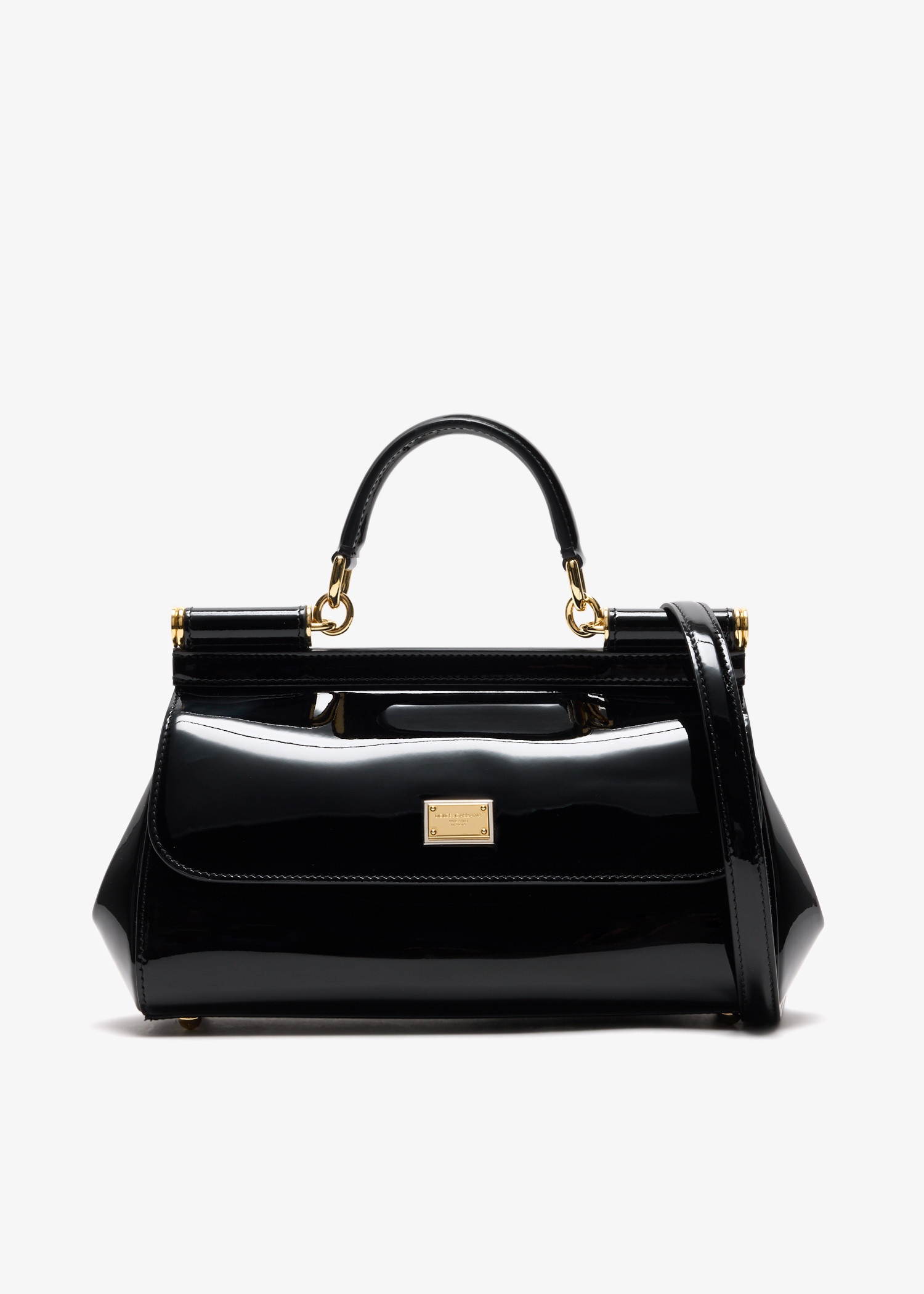 Elongated Medium Sicily handbag, Black
Elongated Medium Sicily handbag, Black