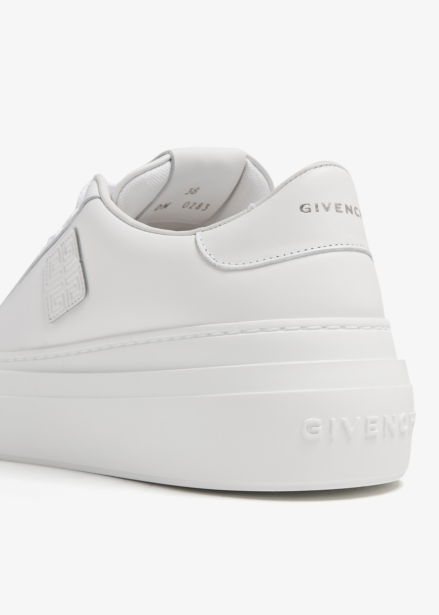 City platform sneakers, White