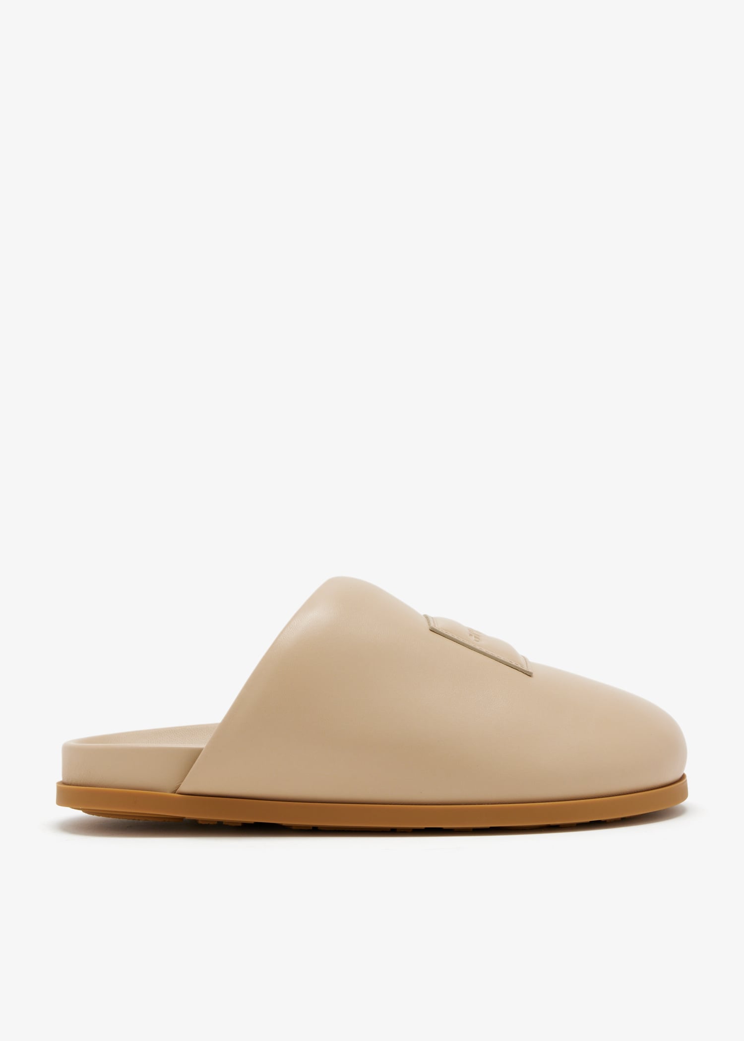 Label flat mules, Beige
Label flat mules, Beige
