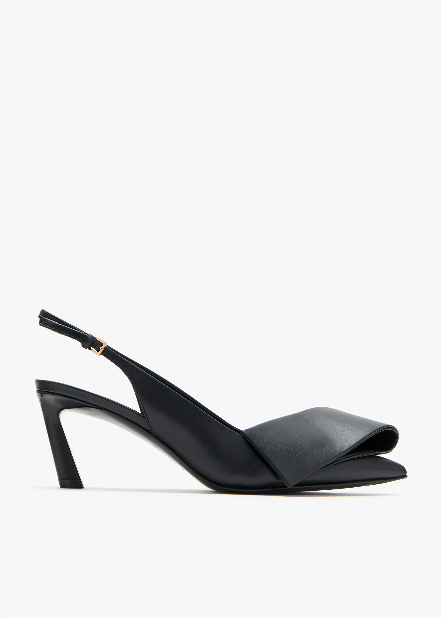 Twisted Ribbon slingback pumps, Black
Twisted Ribbon slingback pumps, Black