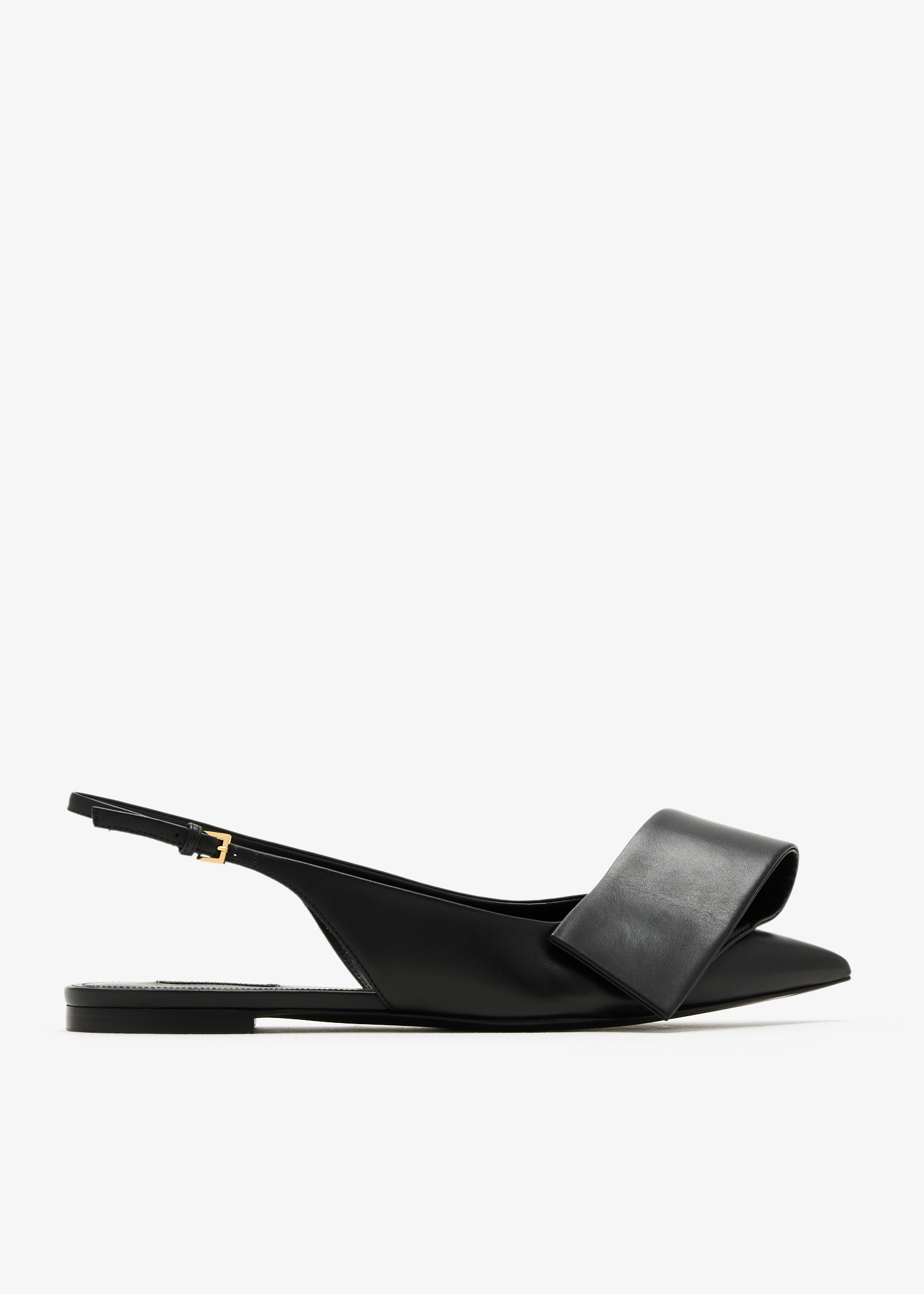 Twisted Ribbon slingback flats, Black
Twisted Ribbon slingback flats, Black