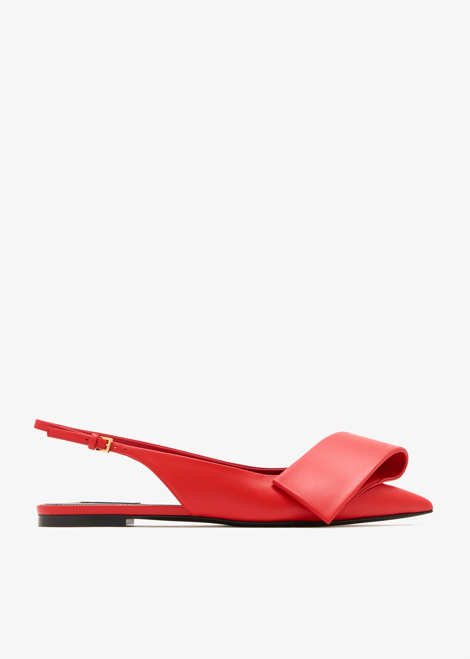 Twisted Ribbon slingback flats, Red
Twisted Ribbon slingback flats, Red