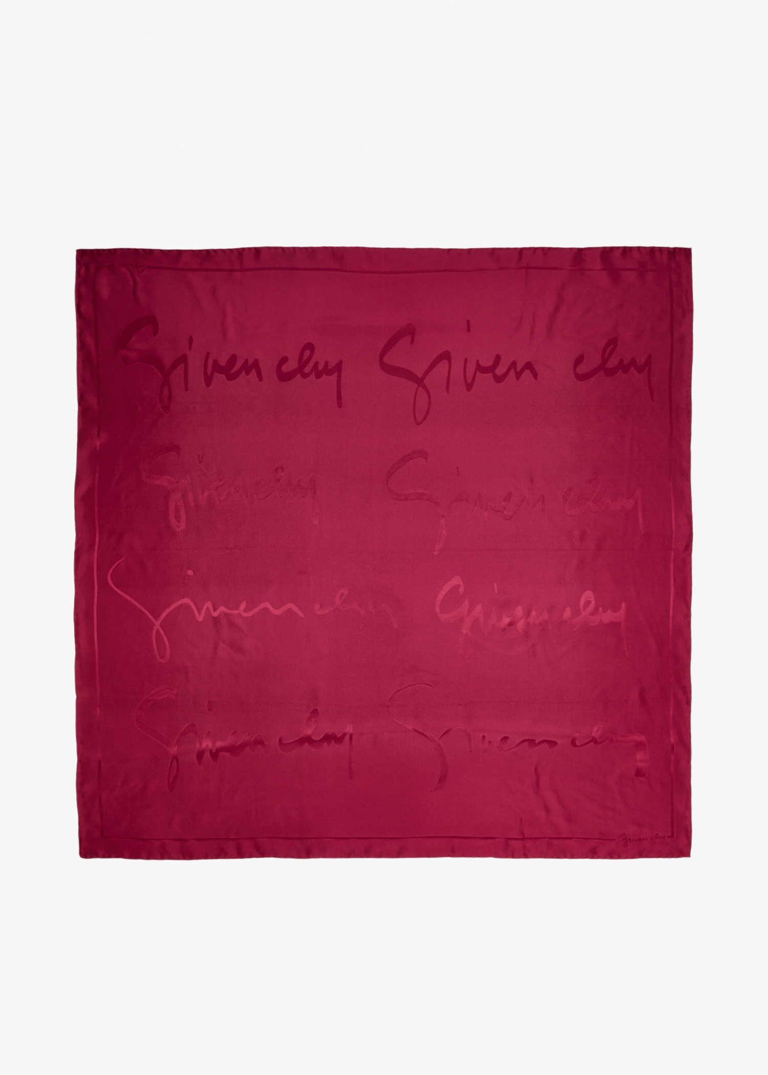 Logo signature square scarf, Red
Logo signature square scarf, Red