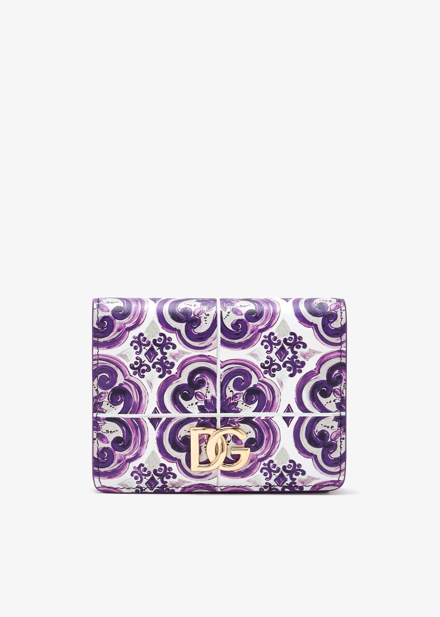 Maiolica-print continental wallet, Printed
Maiolica-print continental wallet, Printed