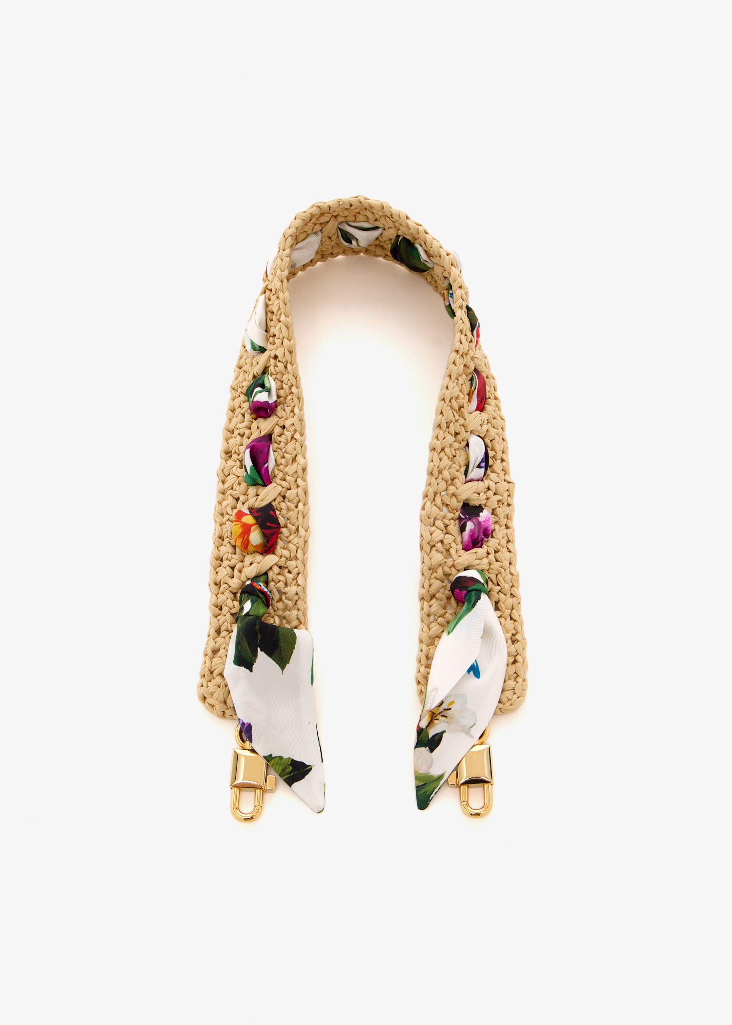 Raffia crochet shoulder strap, Beige
Raffia crochet shoulder strap, Beige