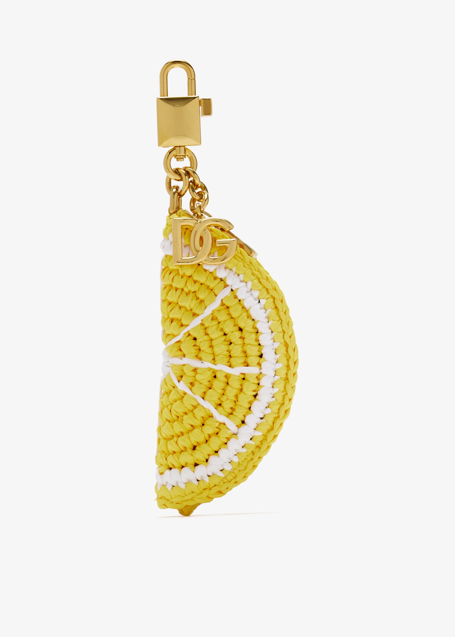 Raffia keychain bag charm, Yellow
Raffia keychain bag charm, Yellow