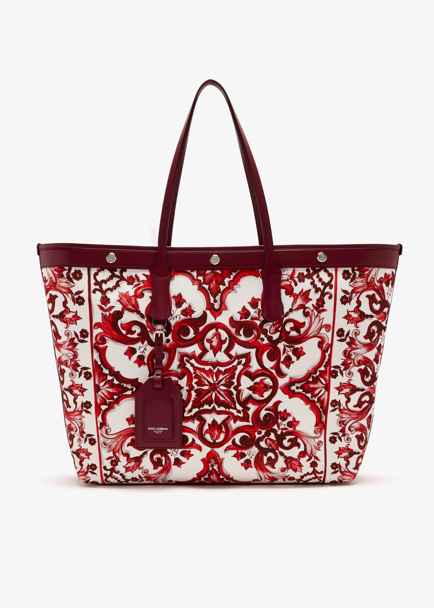 Majolica-print Atene shopping bag, Printed
Majolica-print Atene shopping bag, Printed