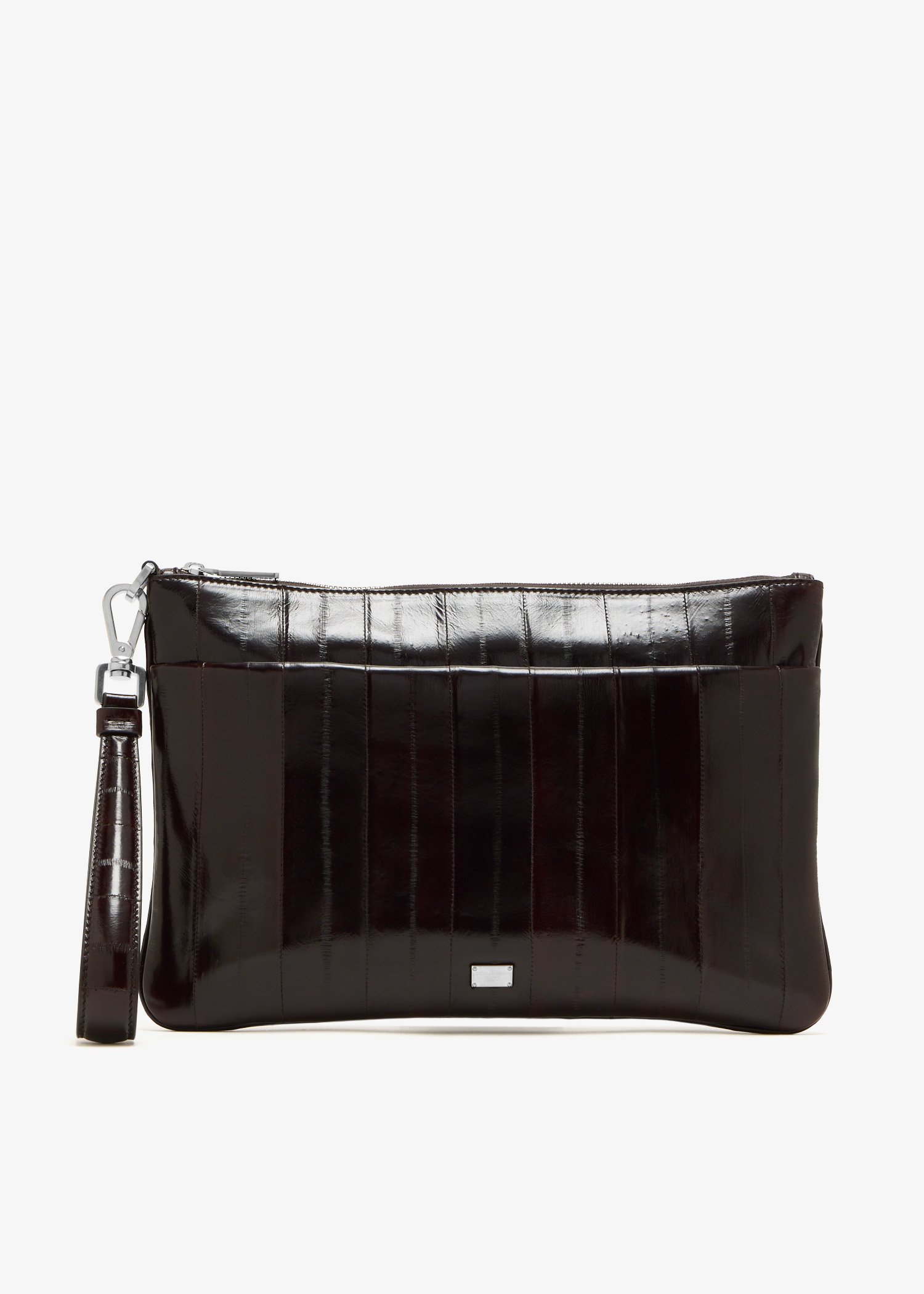 Eel leather necessaire, Brown
Eel leather necessaire, Brown