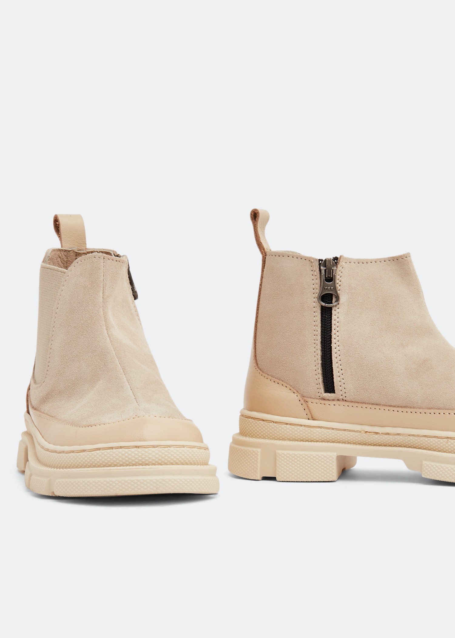 Gaucho Chelsea boots, Beige