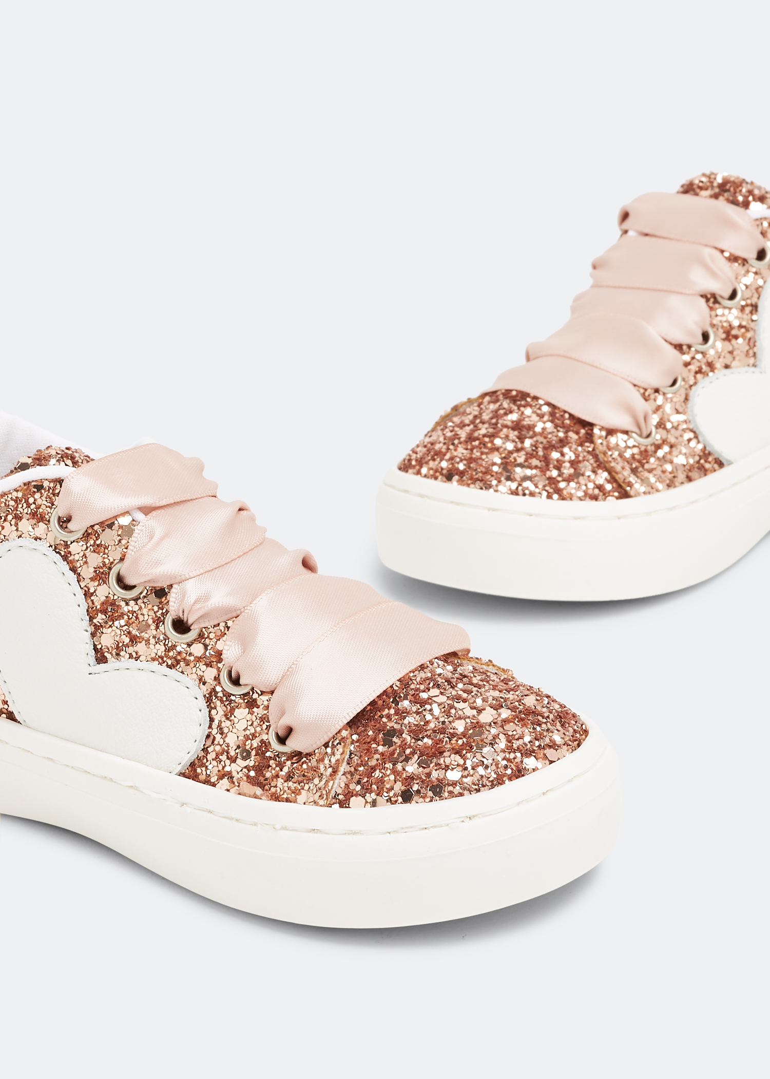 Glitter sneakers, Pink