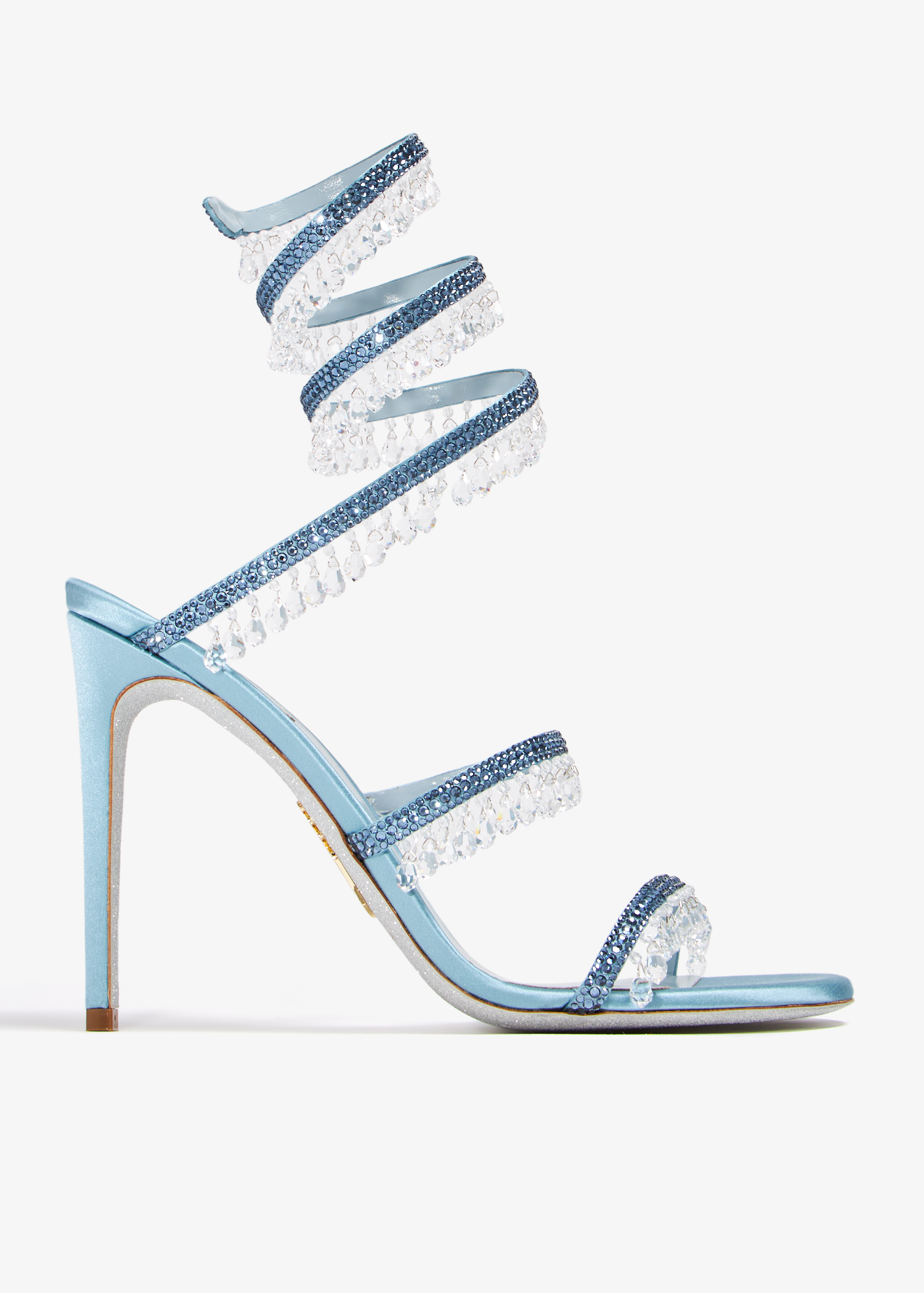 Cleo crystal-embellished sandals, Blue
Cleo crystal-embellished sandals, Blue