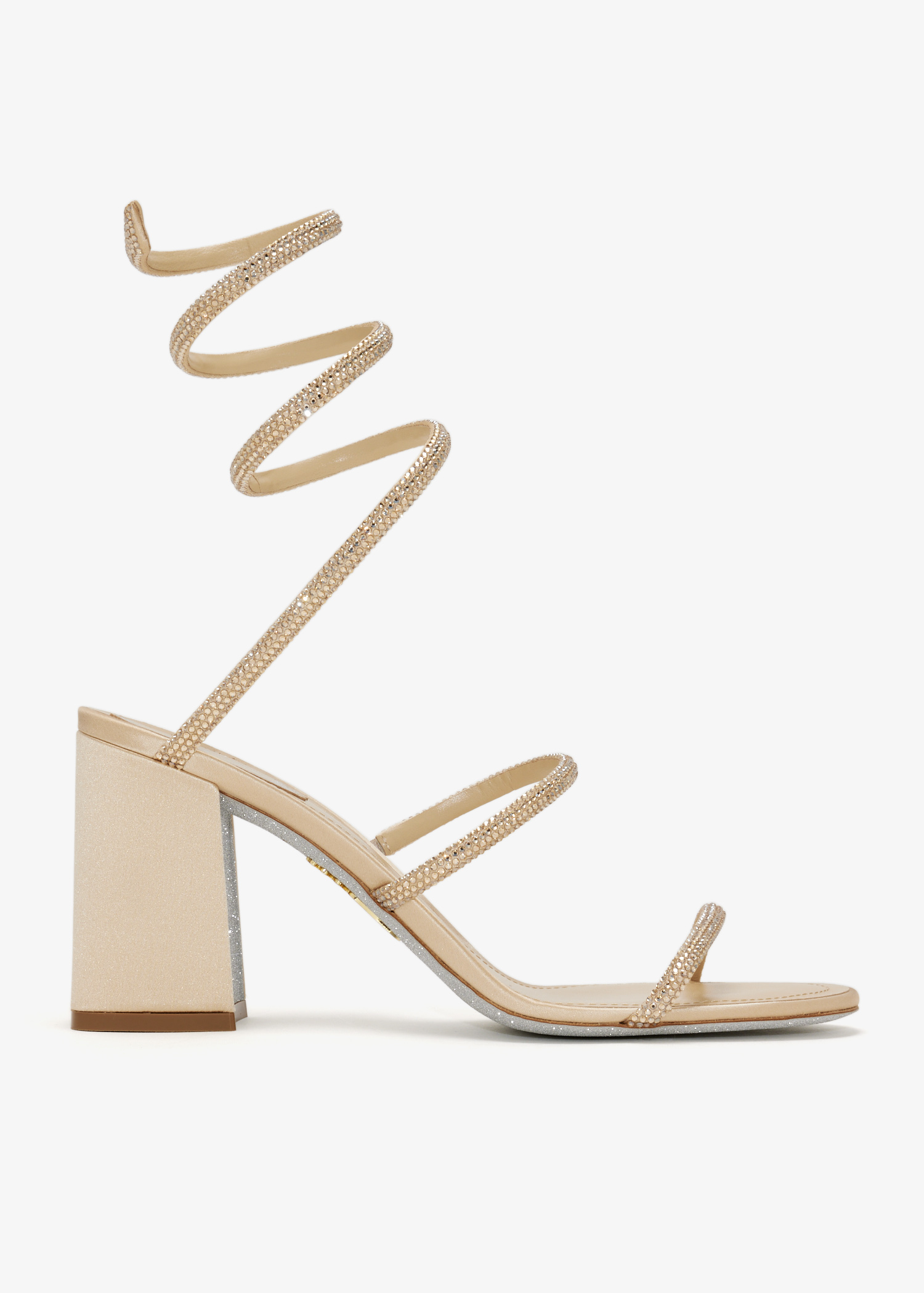 Cleo crystal-embellished sandals, Beige
Cleo crystal-embellished sandals, Beige