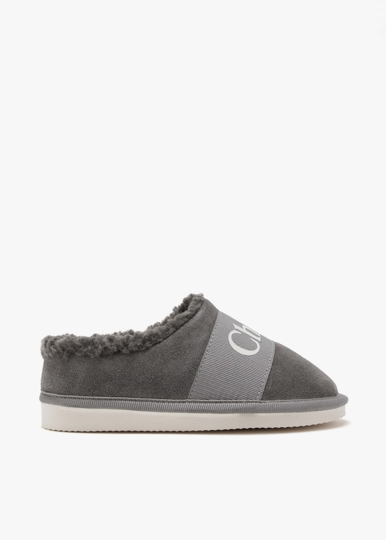 Logo slippers, Grey
Logo slippers, Grey