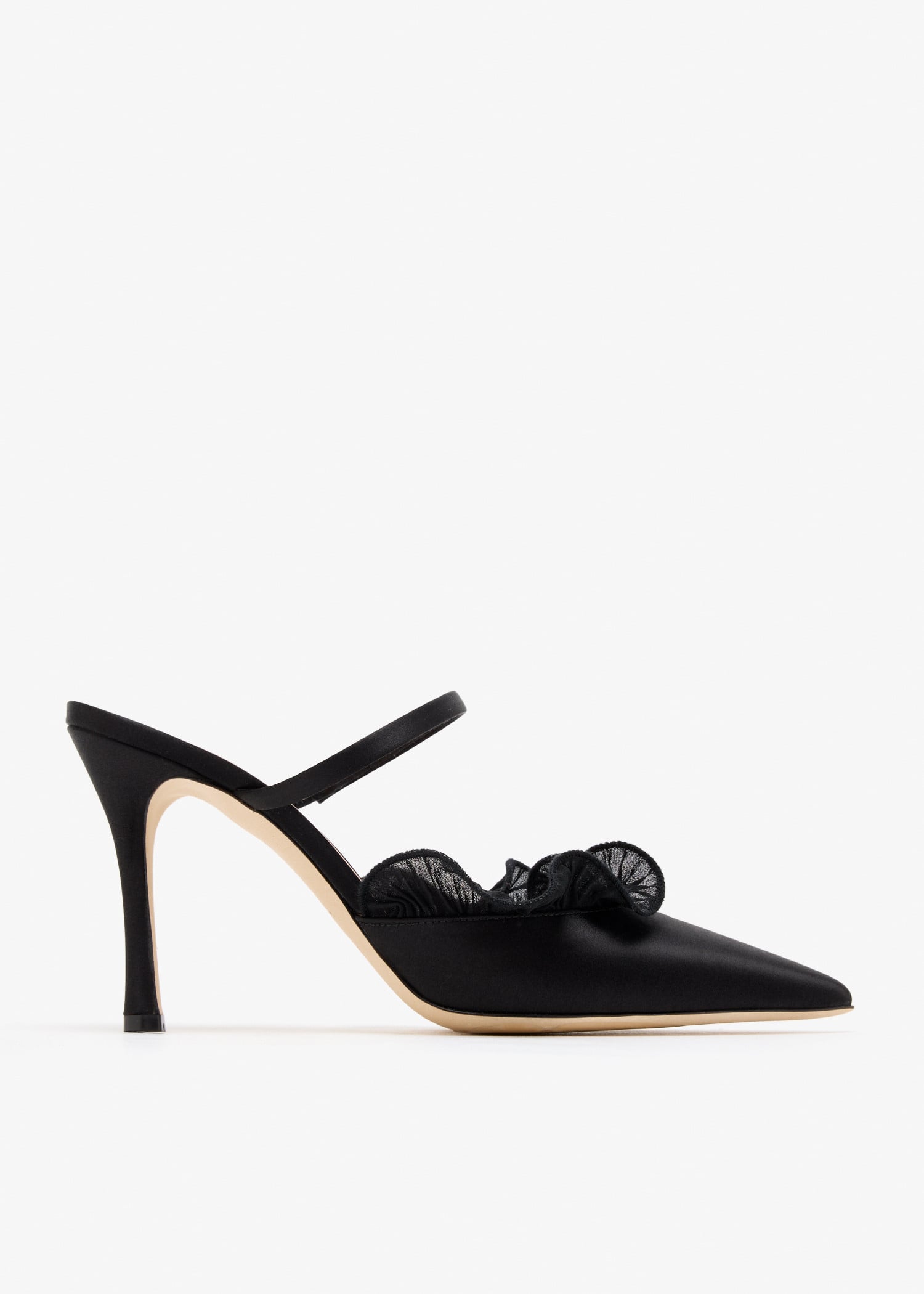 Cecile 90 mules, Black
Cecile 90 mules, Black