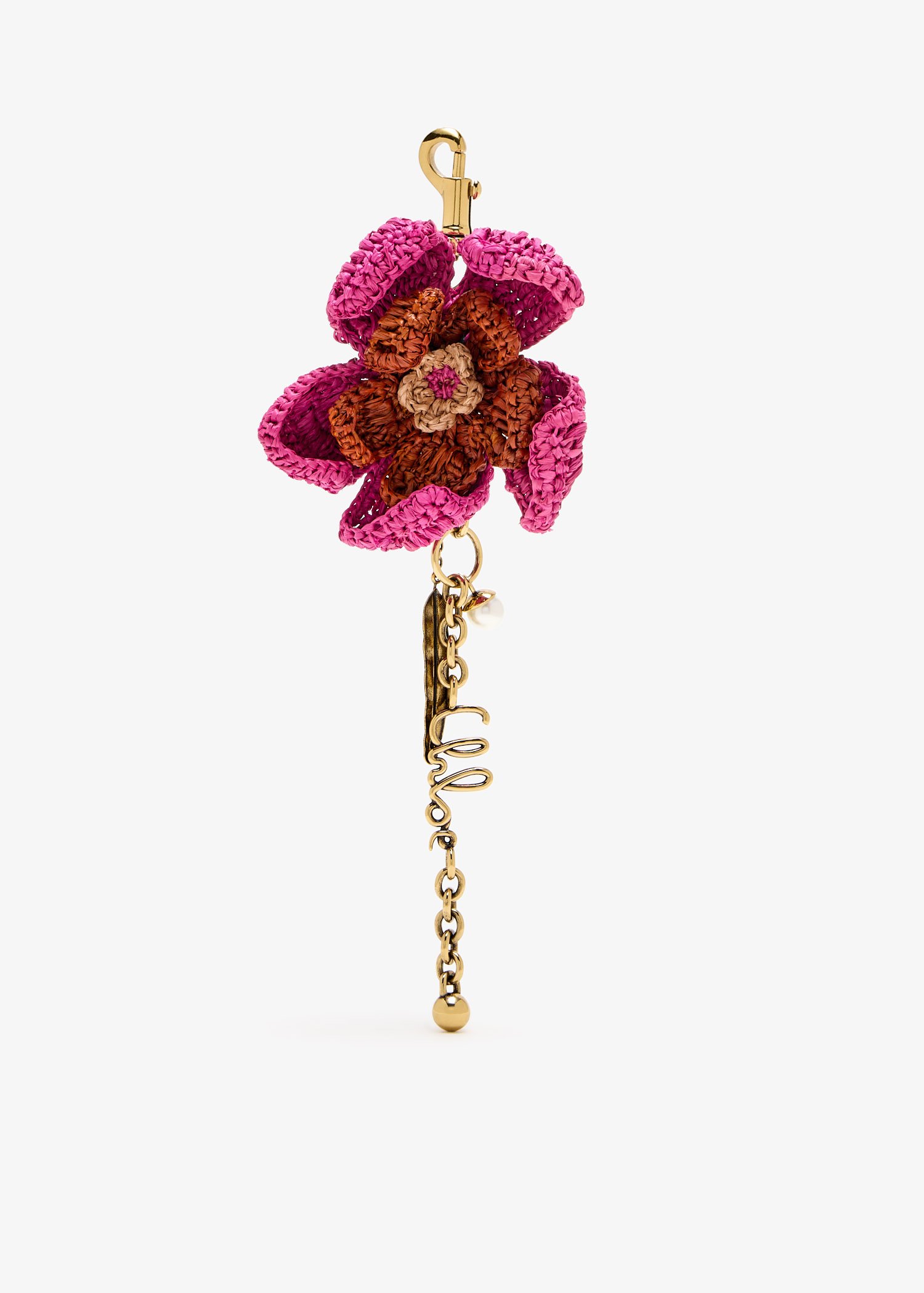 Flower bag charm, Gold
Flower bag charm, Gold