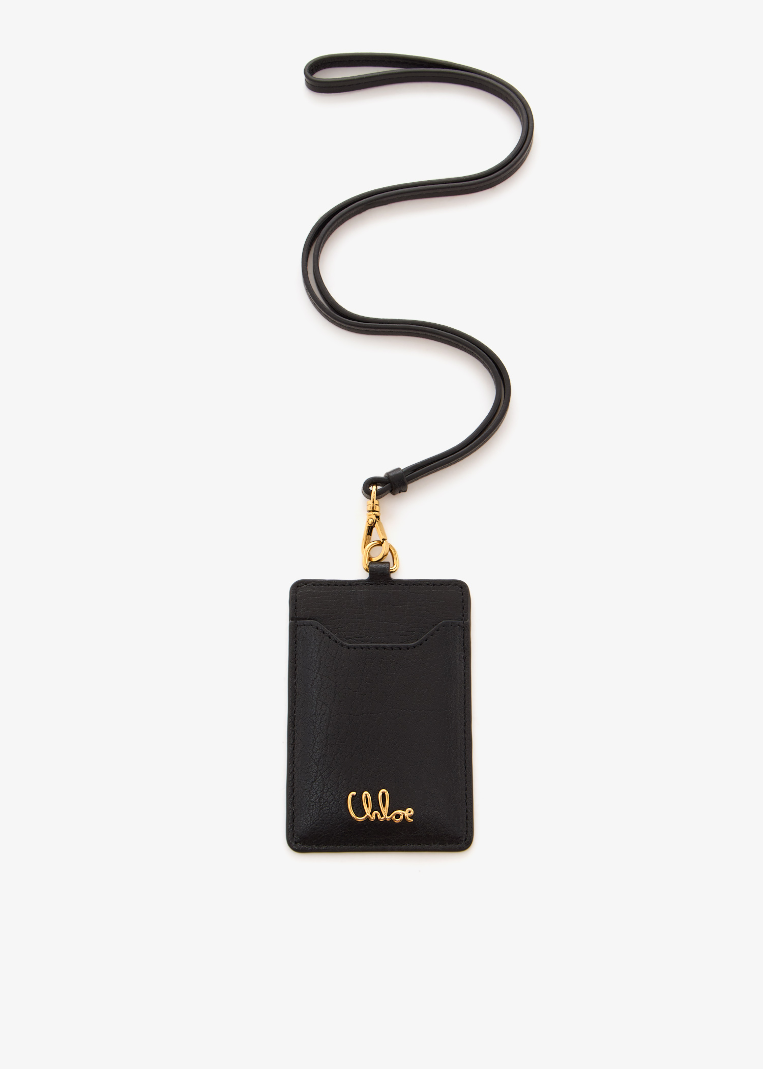 Chloé Iconic badge holder, Black
Chloé Iconic badge holder, Black