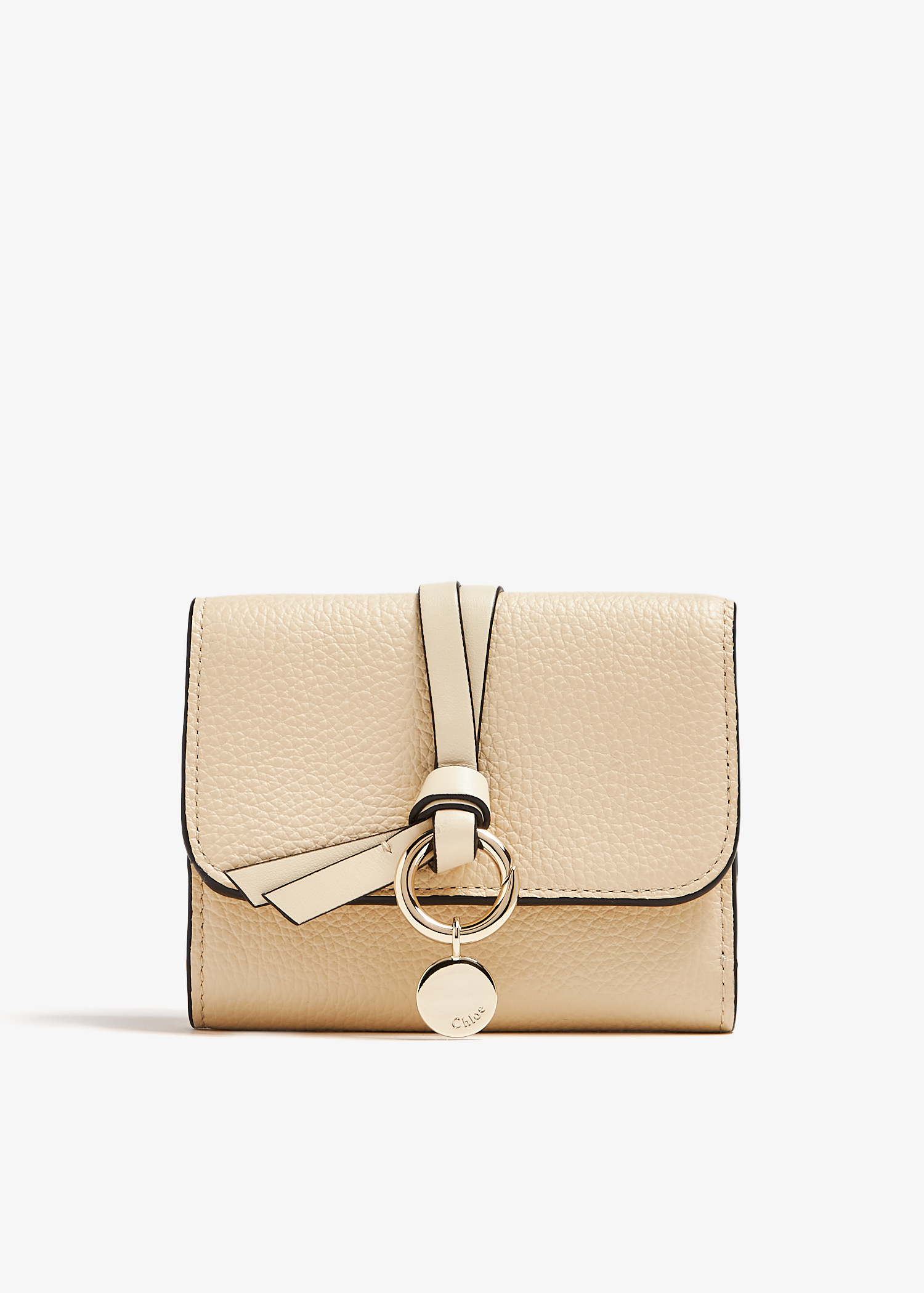 Small Alphabet tri-fold wallet, Beige
Small Alphabet tri-fold wallet, Beige