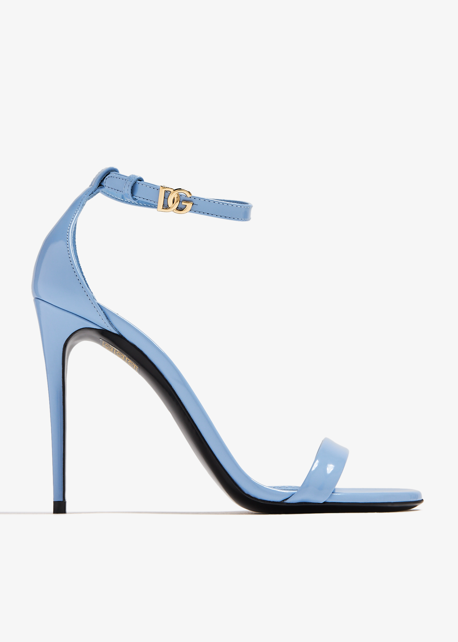 Polished calfskin sandals, Blue
Polished calfskin sandals, Blue