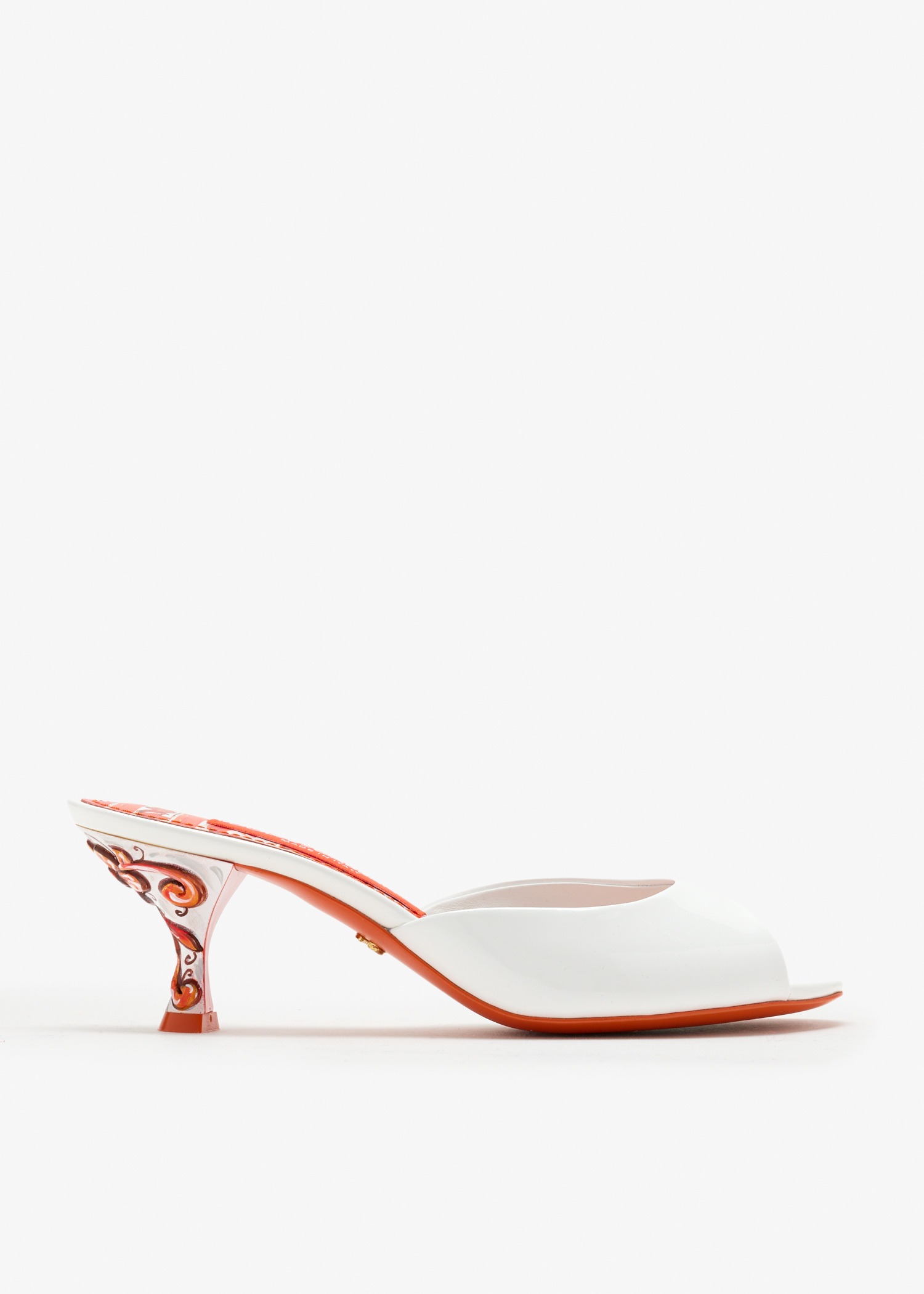 Patent leather mules, White
Patent leather mules, White