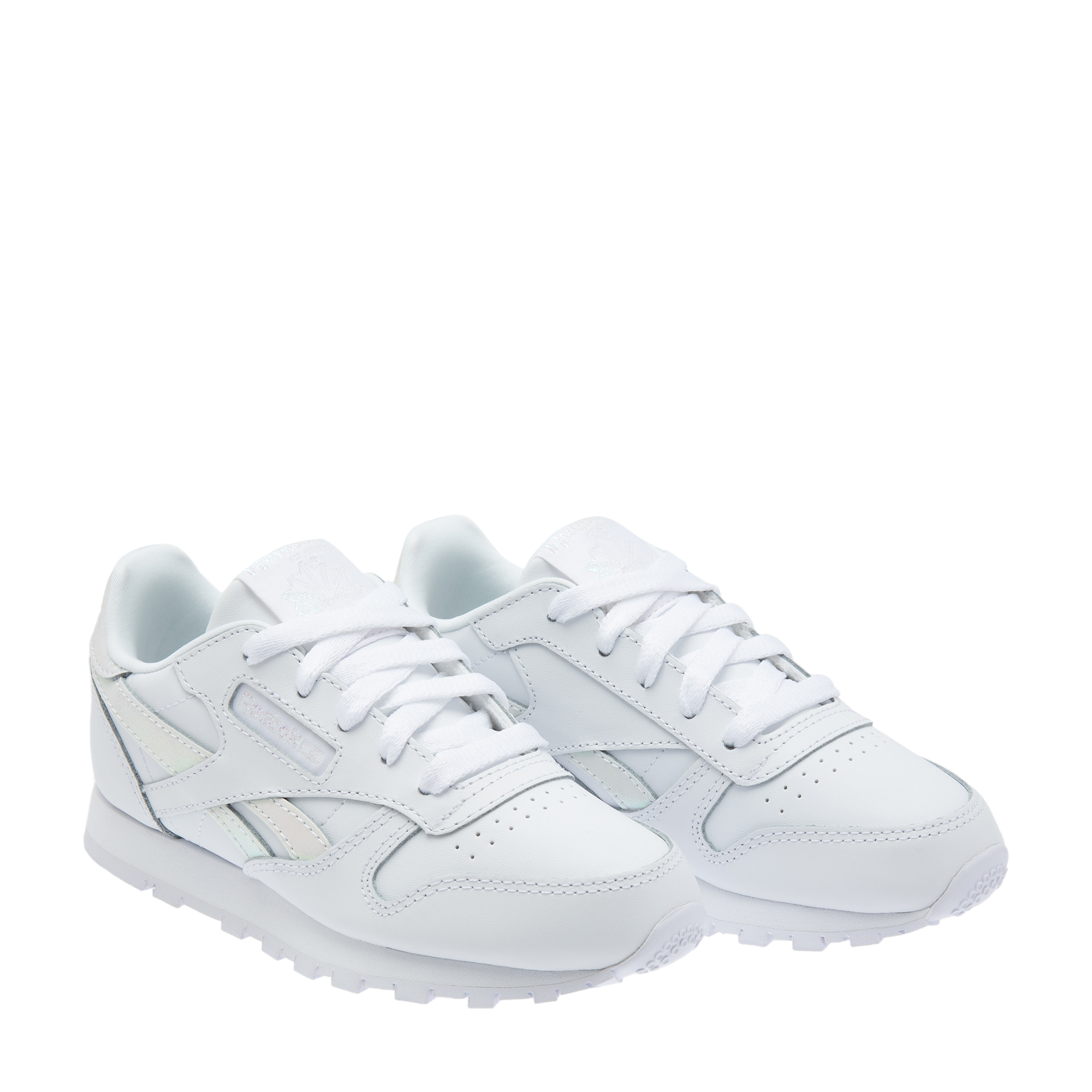 Classic leather sneakers, White