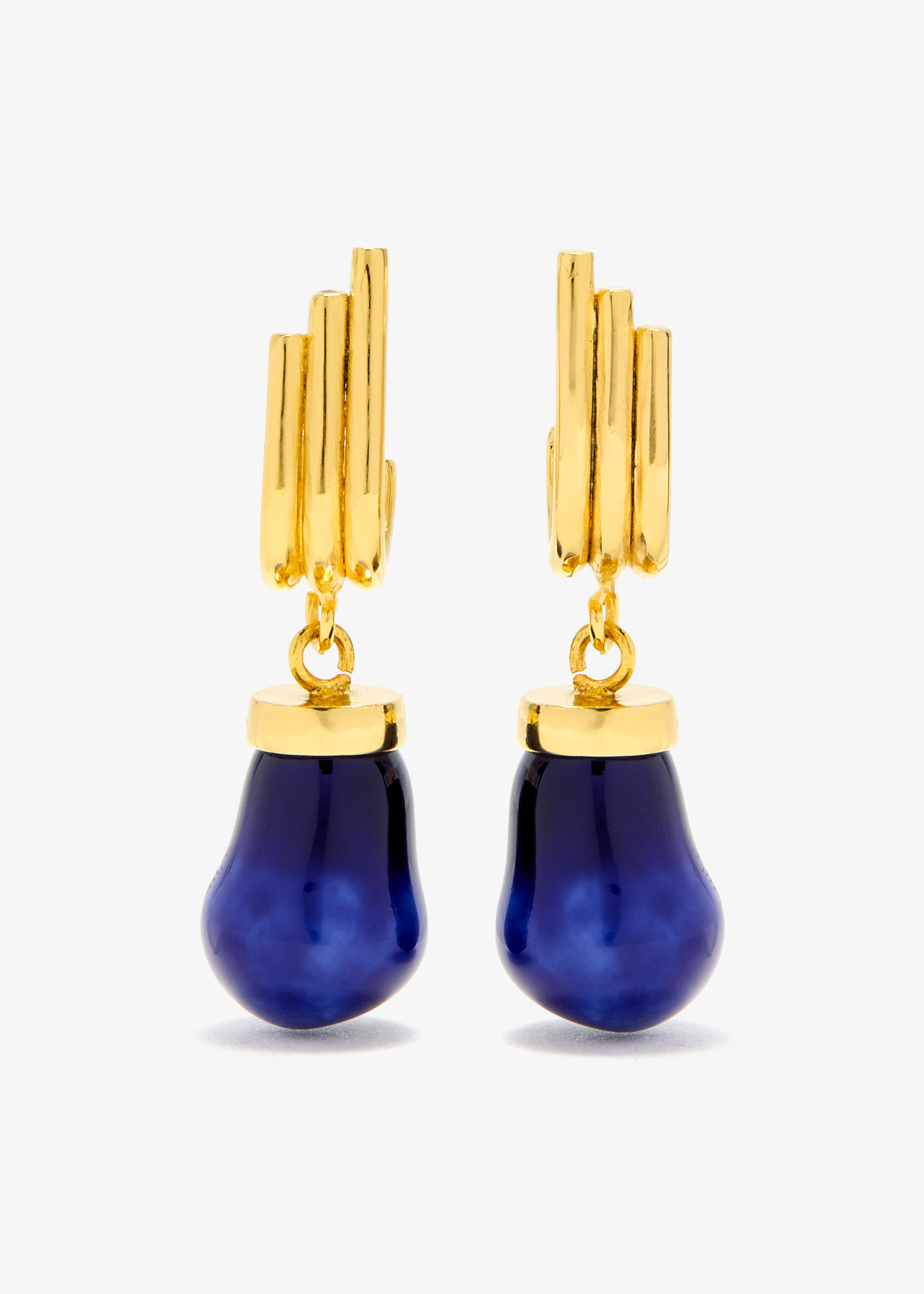 Monumental drop earrings, Blue
Monumental drop earrings, Blue