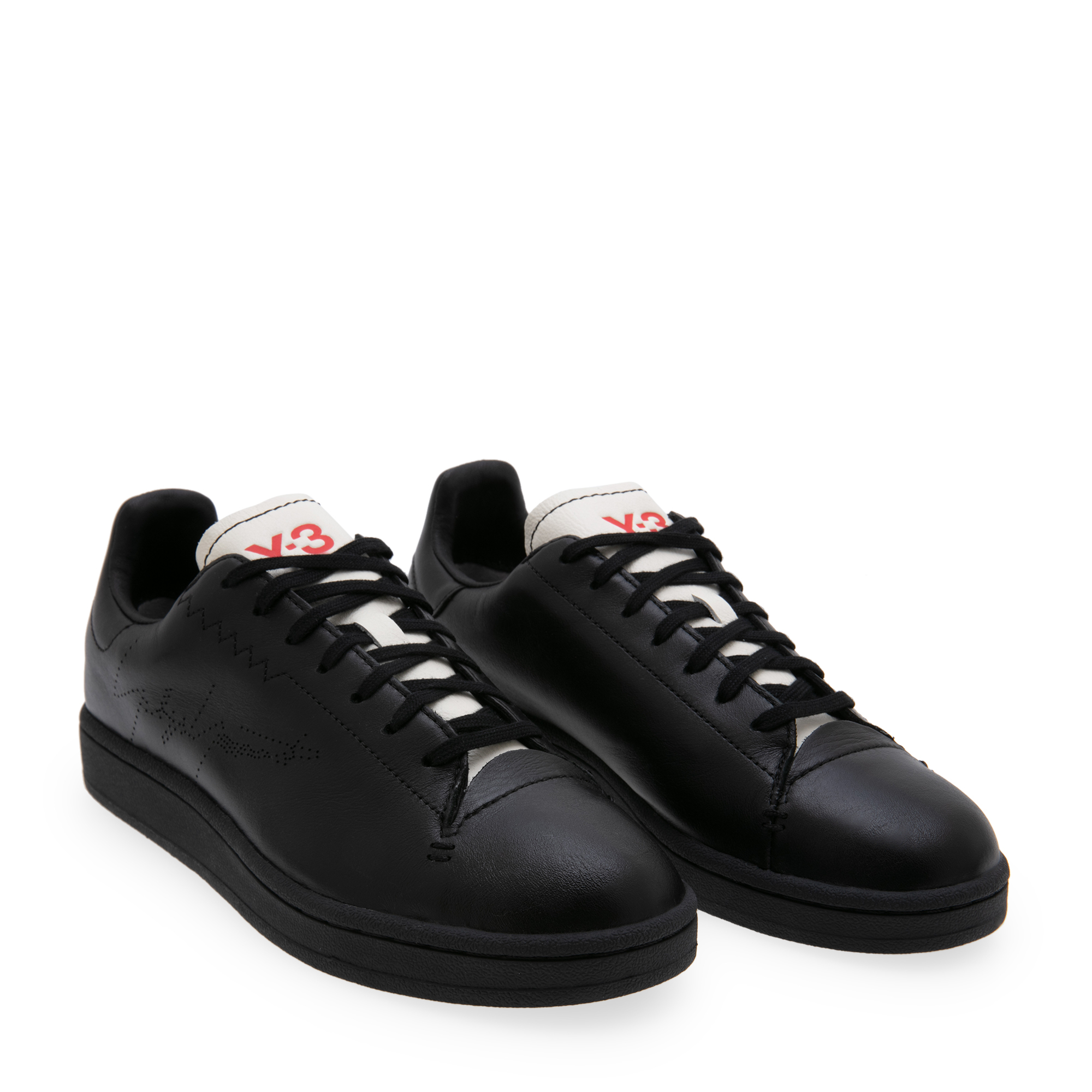 x Y-3 Yohji court sneakers, Black