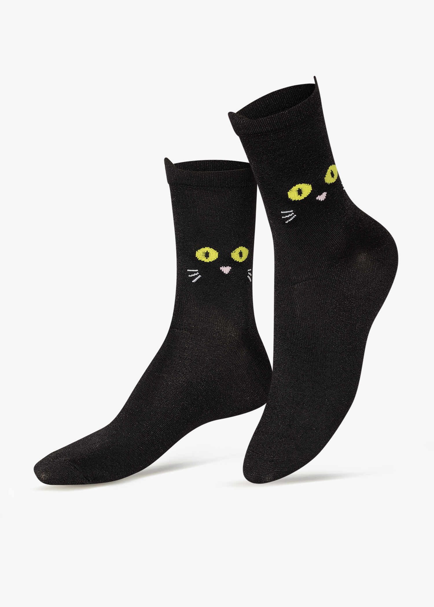 Cat Walk socks, Black
Cat Walk socks, Black