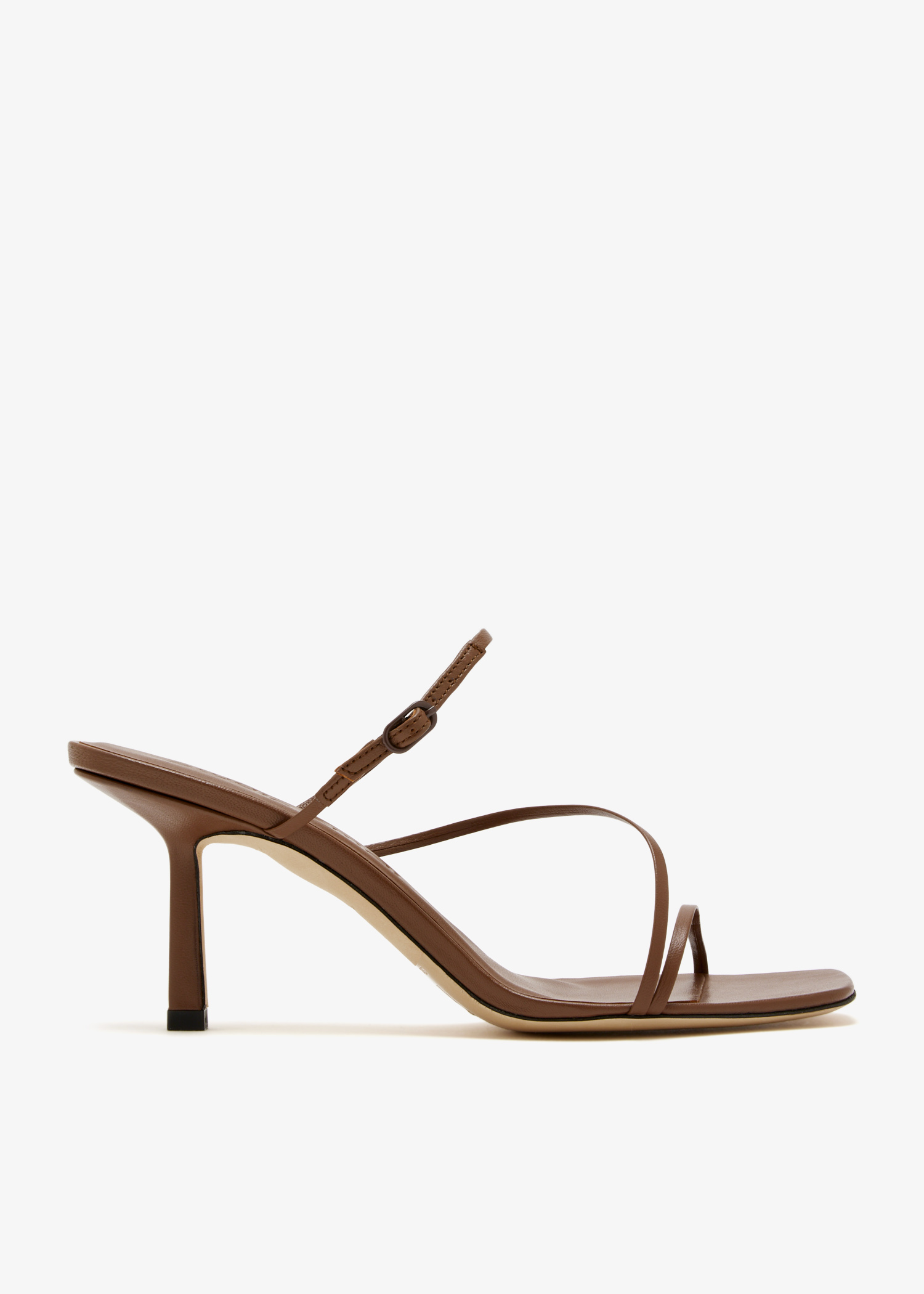 Bias wrap 70 heel sandals, Brown
Bias wrap 70 heel sandals, Brown