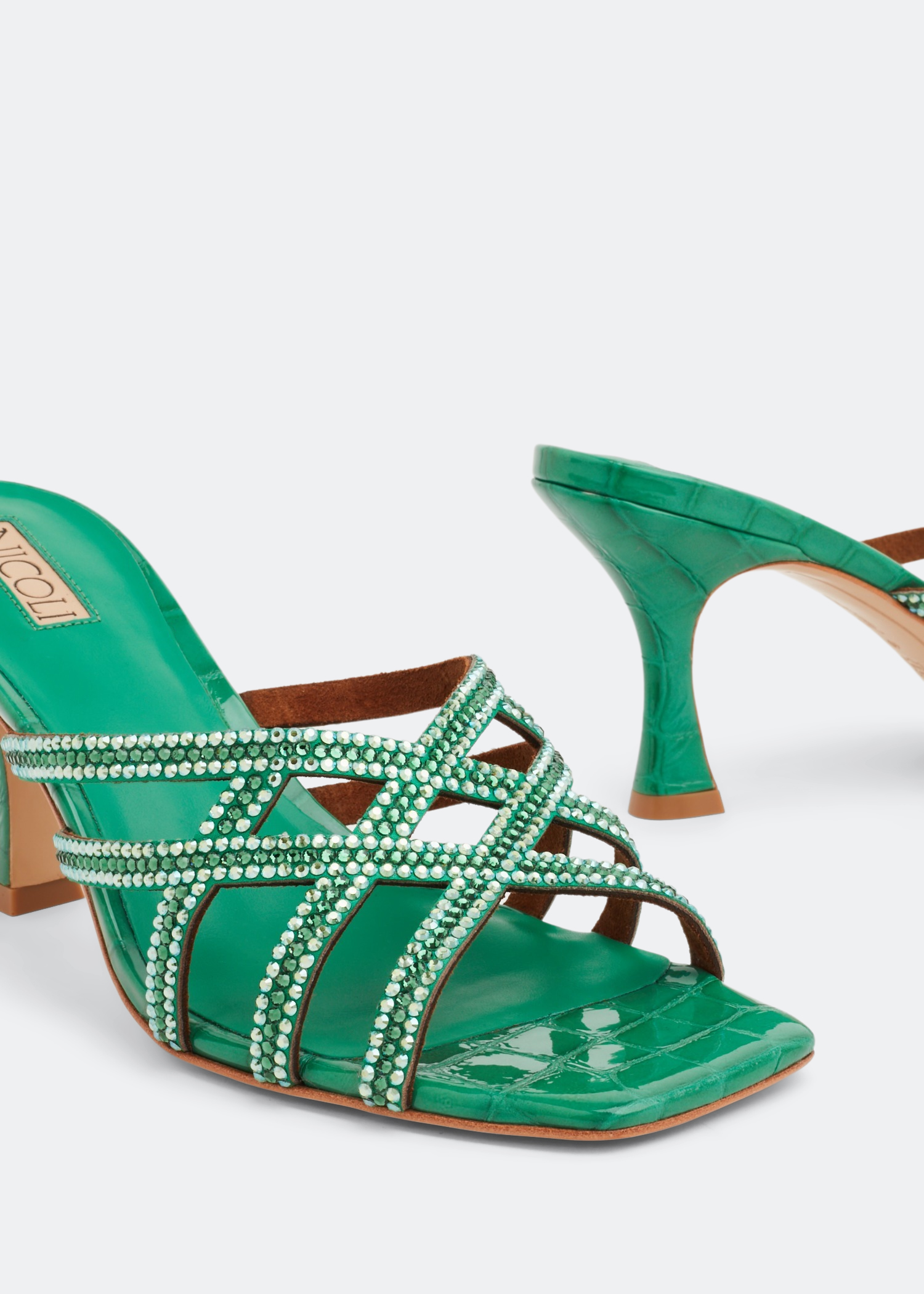 Finch sandals, Green