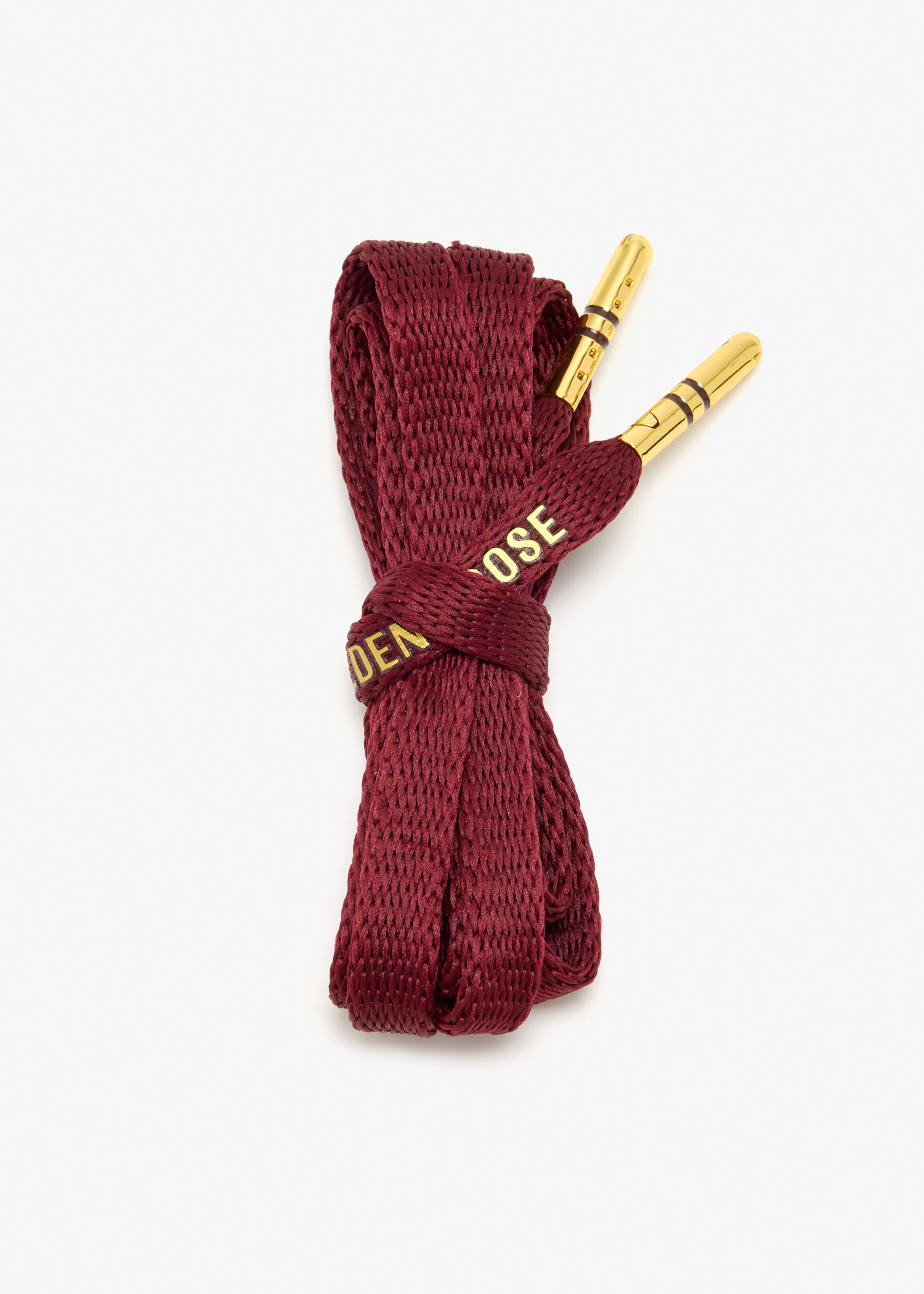 Cotton logo laces, Burgundy
Cotton logo laces, Burgundy