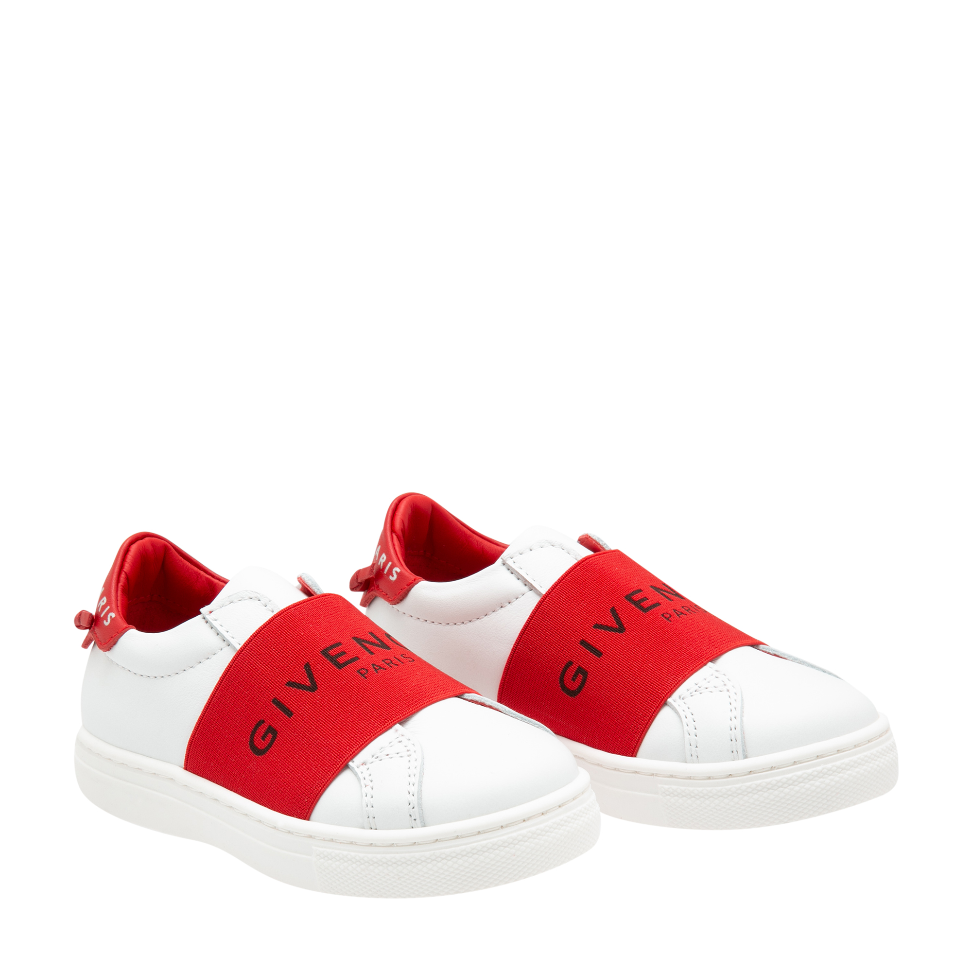 Leather sneakers, White