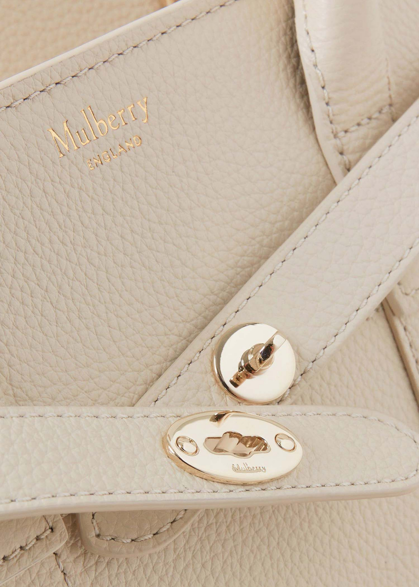 Mini Zipped Bayswater bag, White