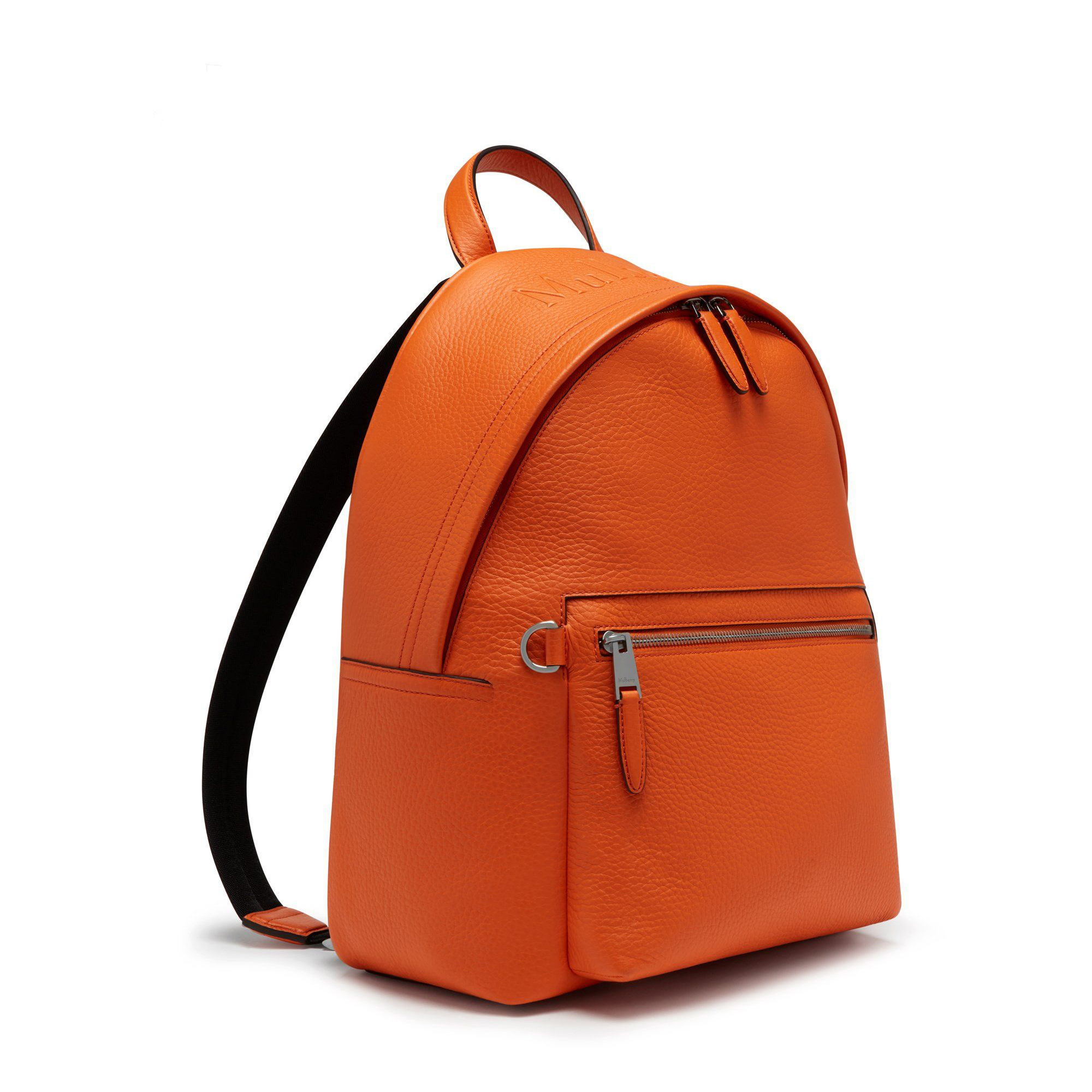 Zipped backpack, Orange
