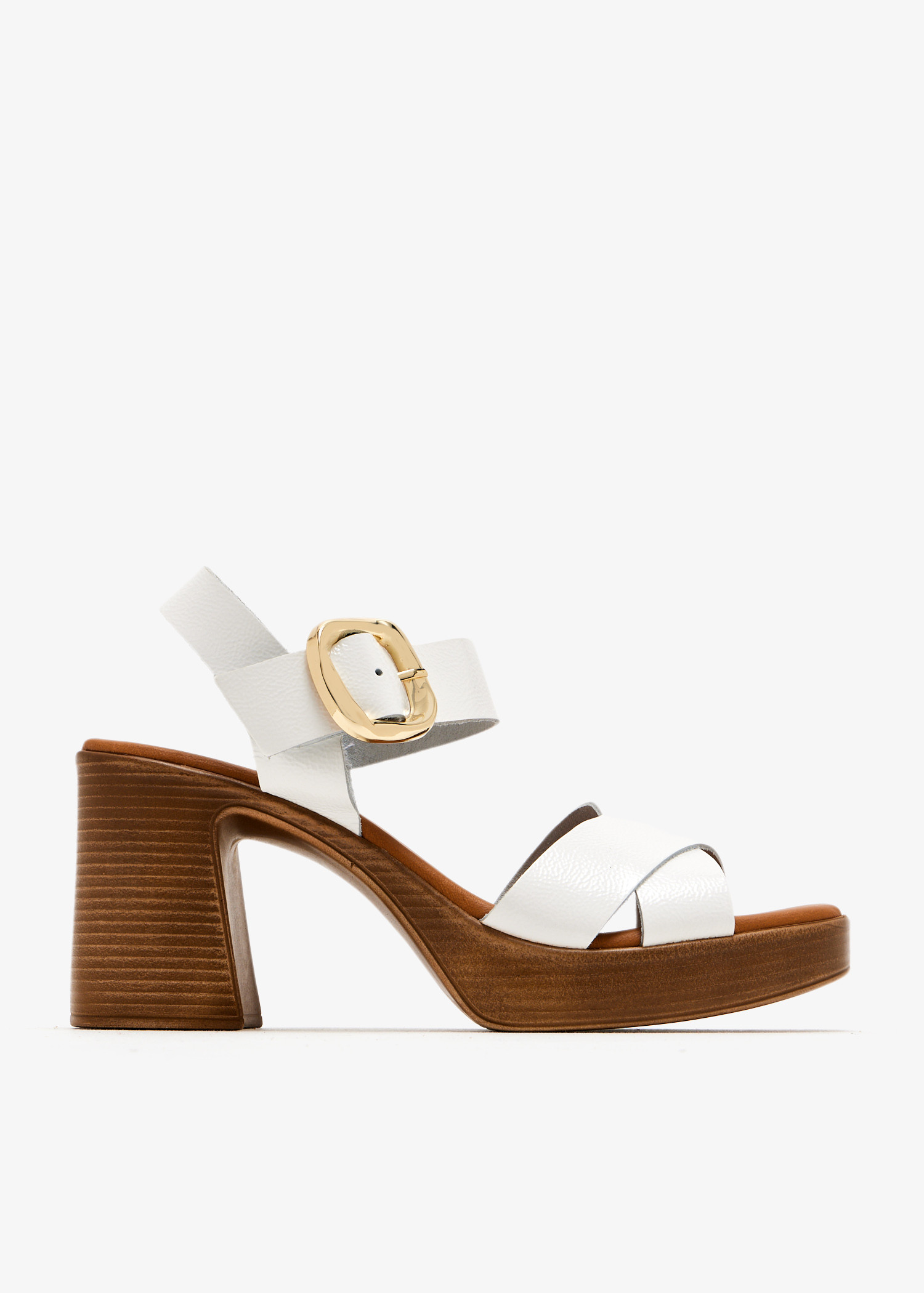 Ines platform sandals, White
Ines platform sandals, White