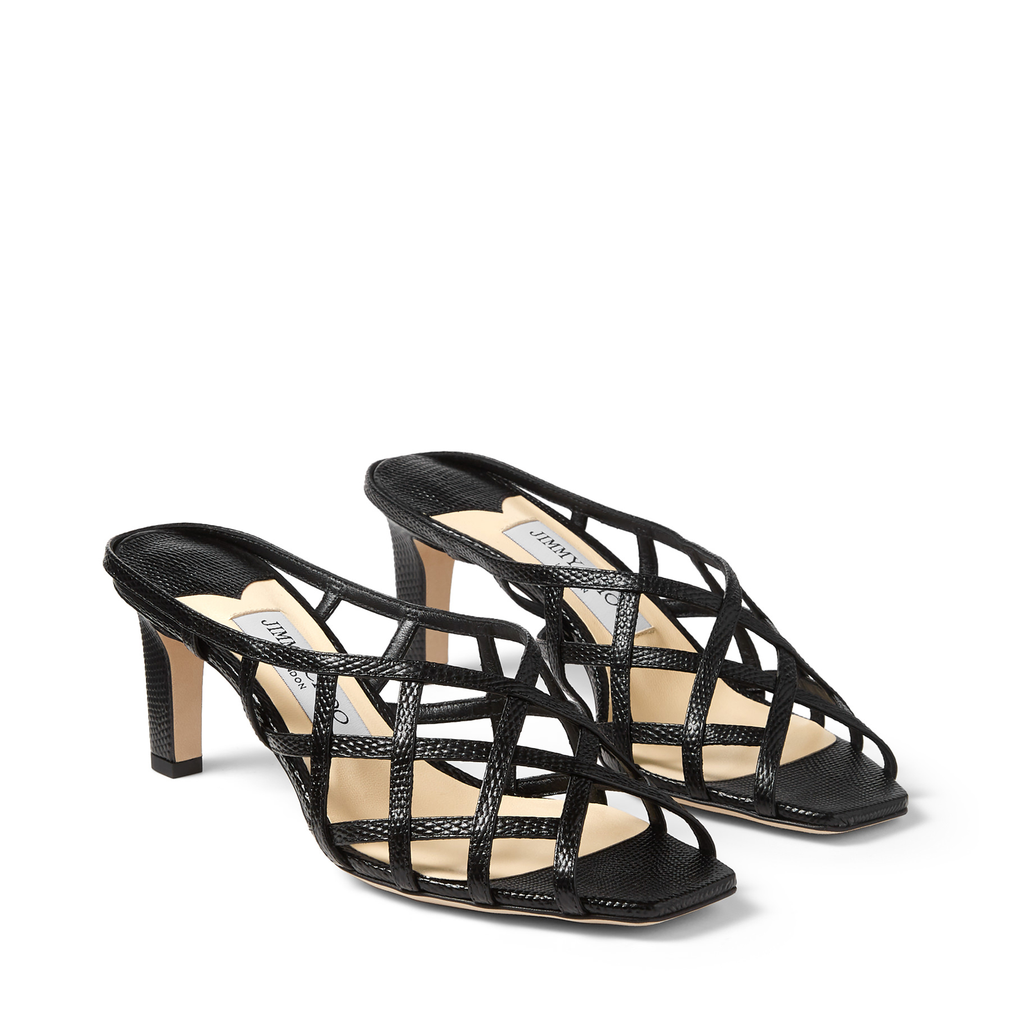 Saise 65 mules, Black