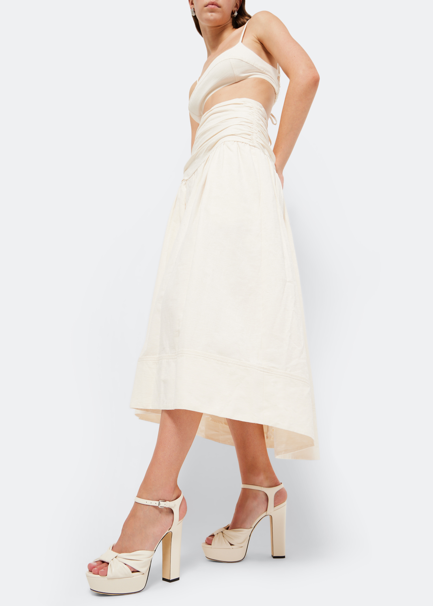 Heloise 120 sandals, White