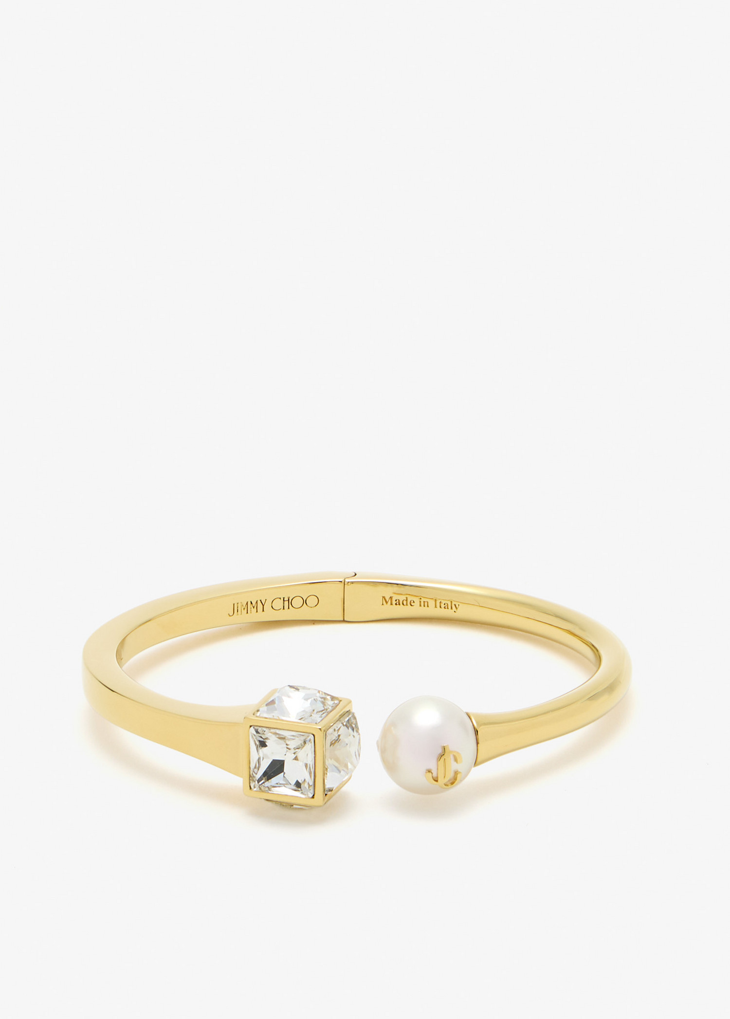 Pearl Cube bangle bracelet, Gold
Pearl Cube bangle bracelet, Gold