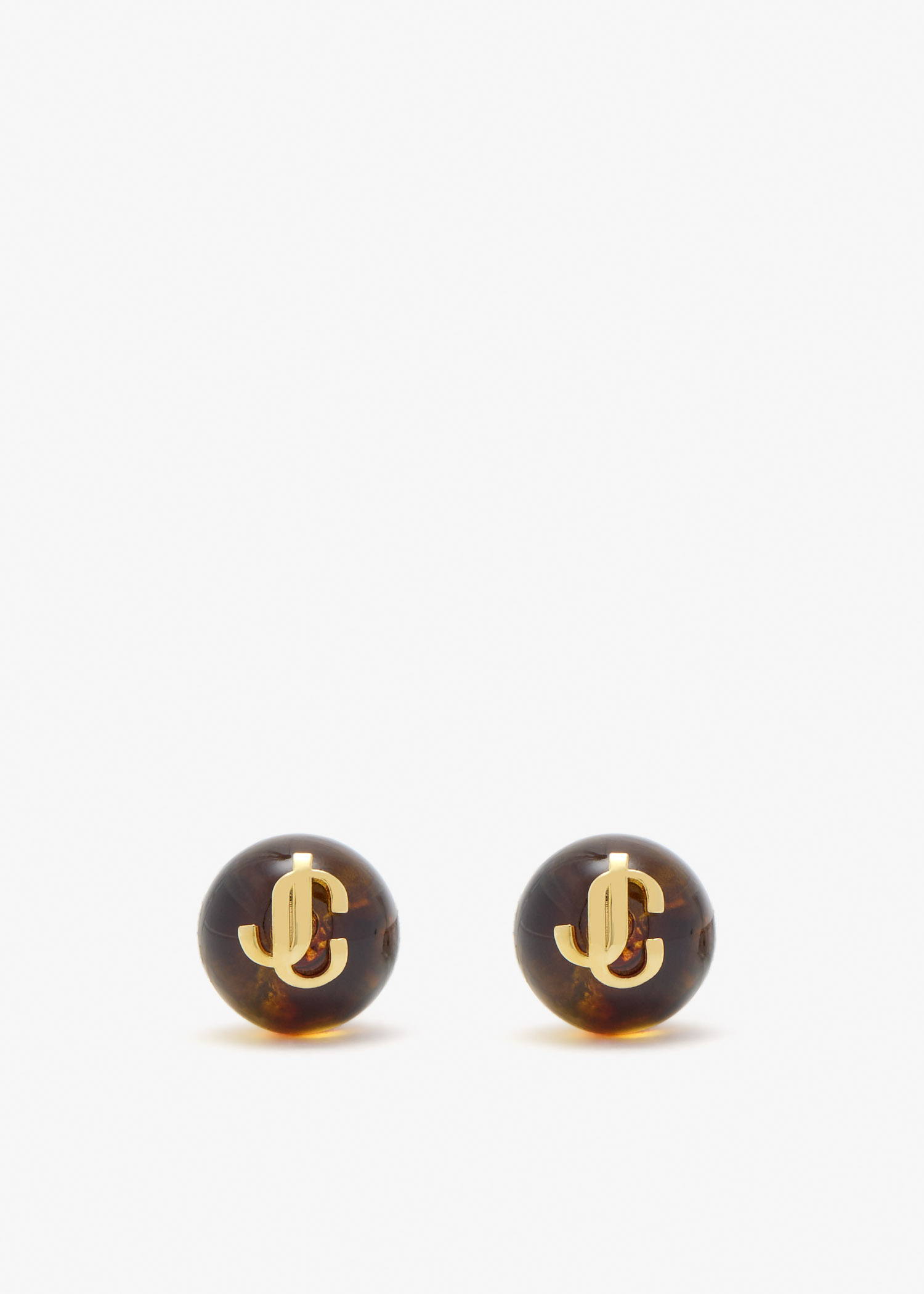 JC stud earrings, Brown
JC stud earrings, Brown