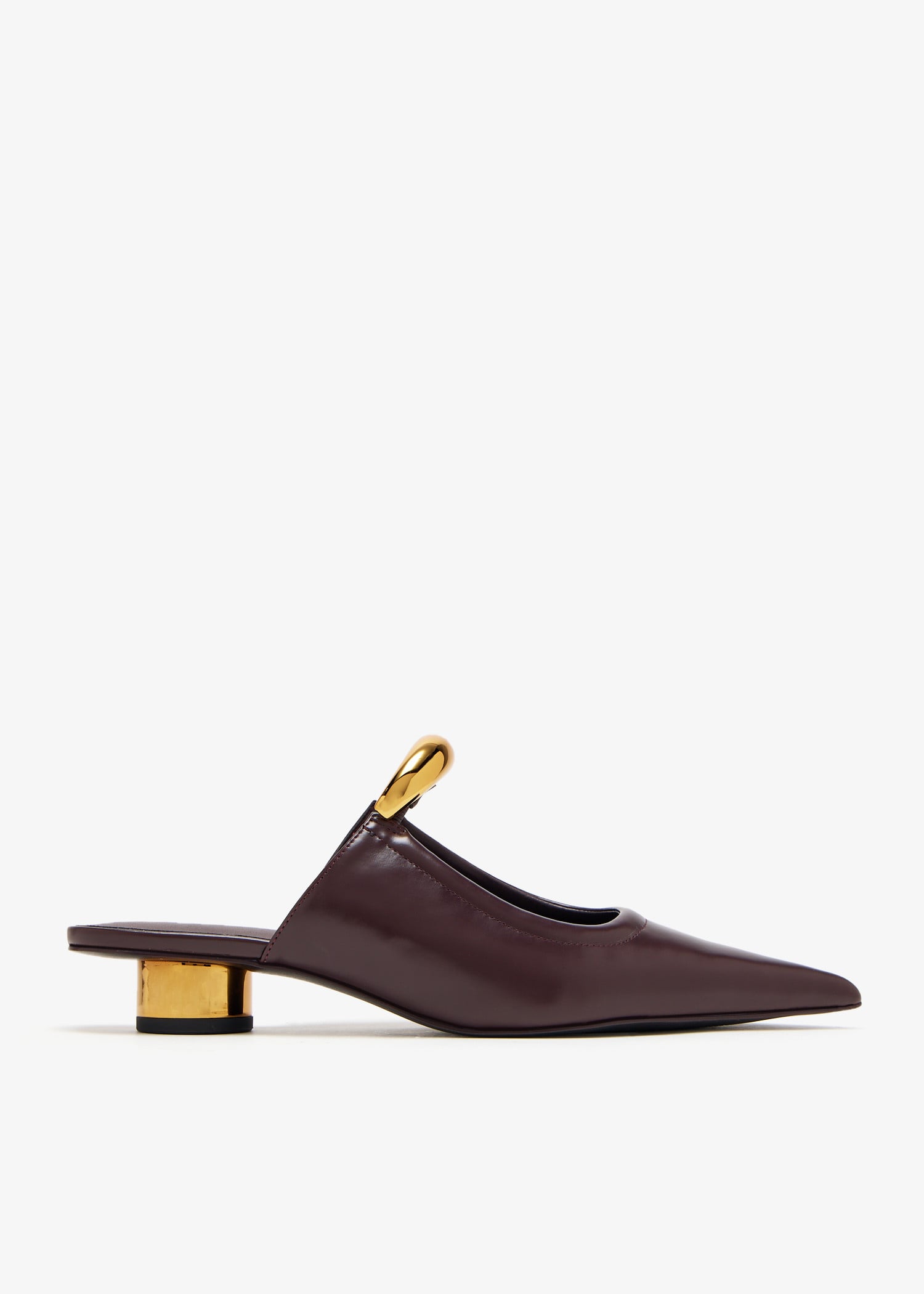 Helena Pierced mules, Burgundy
Helena Pierced mules, Burgundy