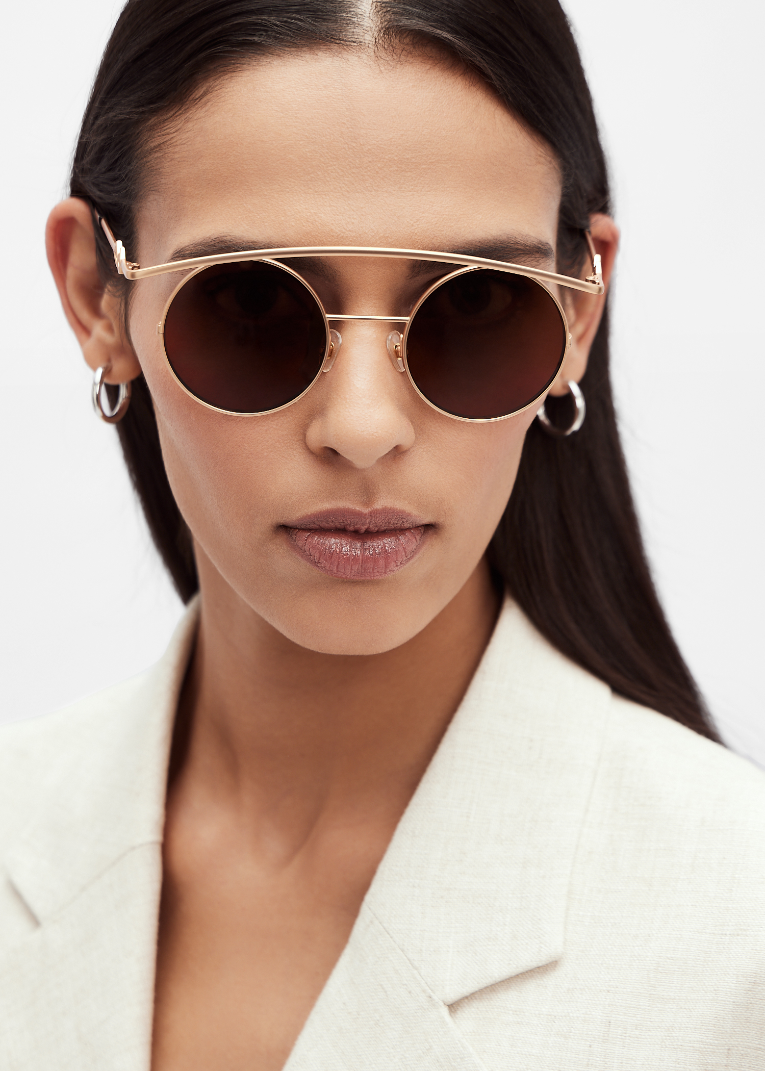 Retro XL sunglasses, Brown