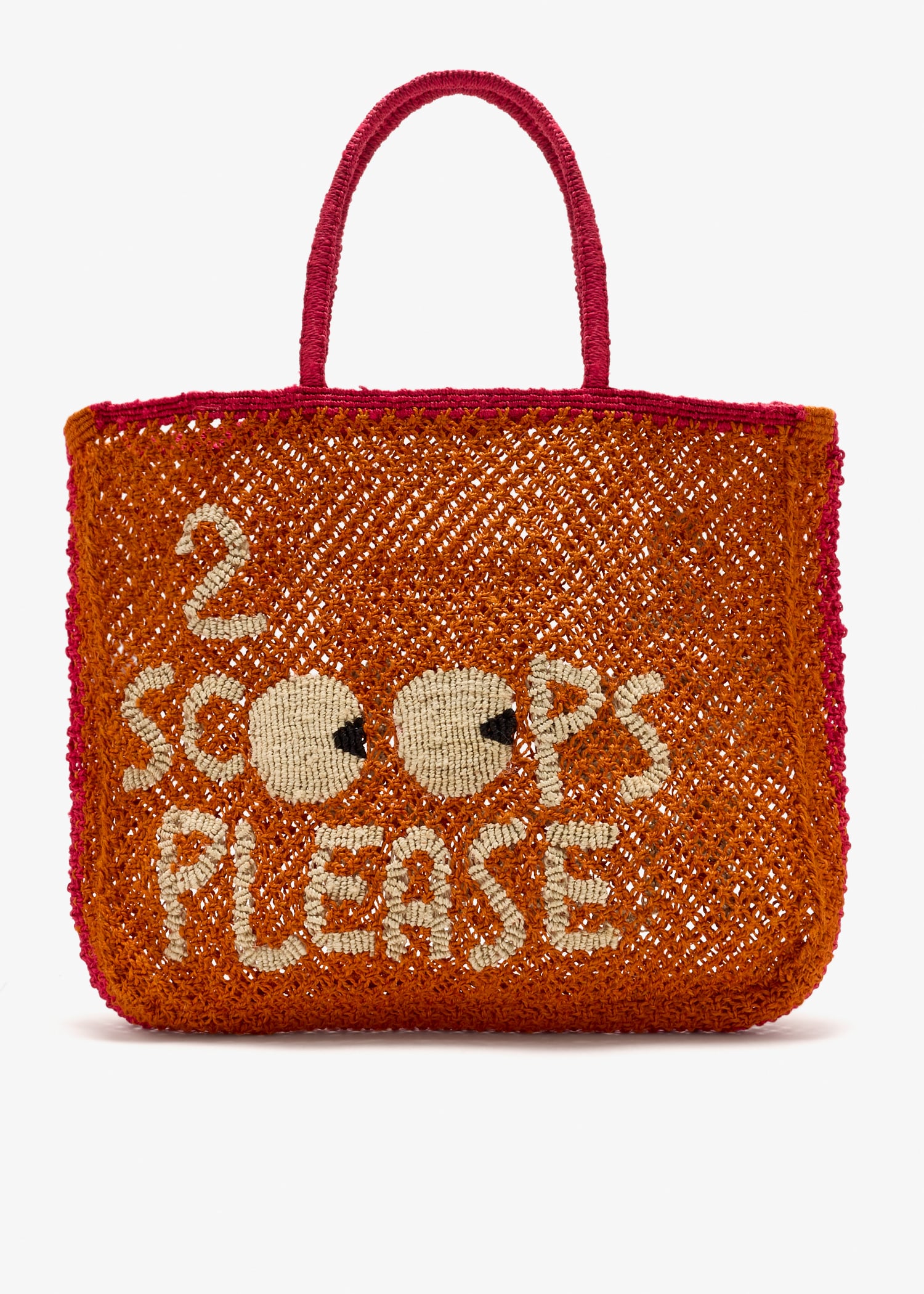 Large 2 Scoops Please tote bag, Orange
Large 2 Scoops Please tote bag, Orange