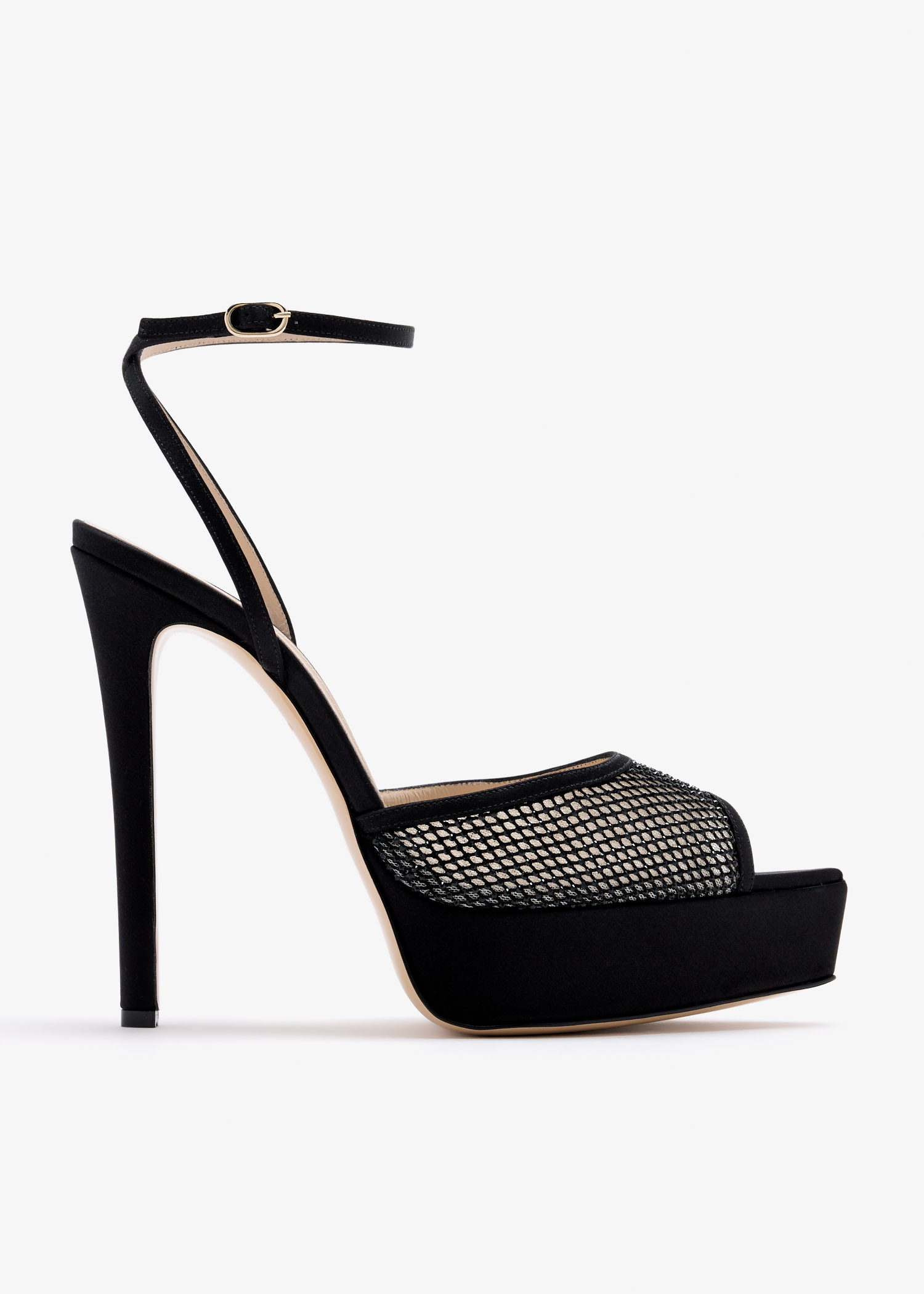 Loulou 140 platform sandals, Black
Loulou 140 platform sandals, Black