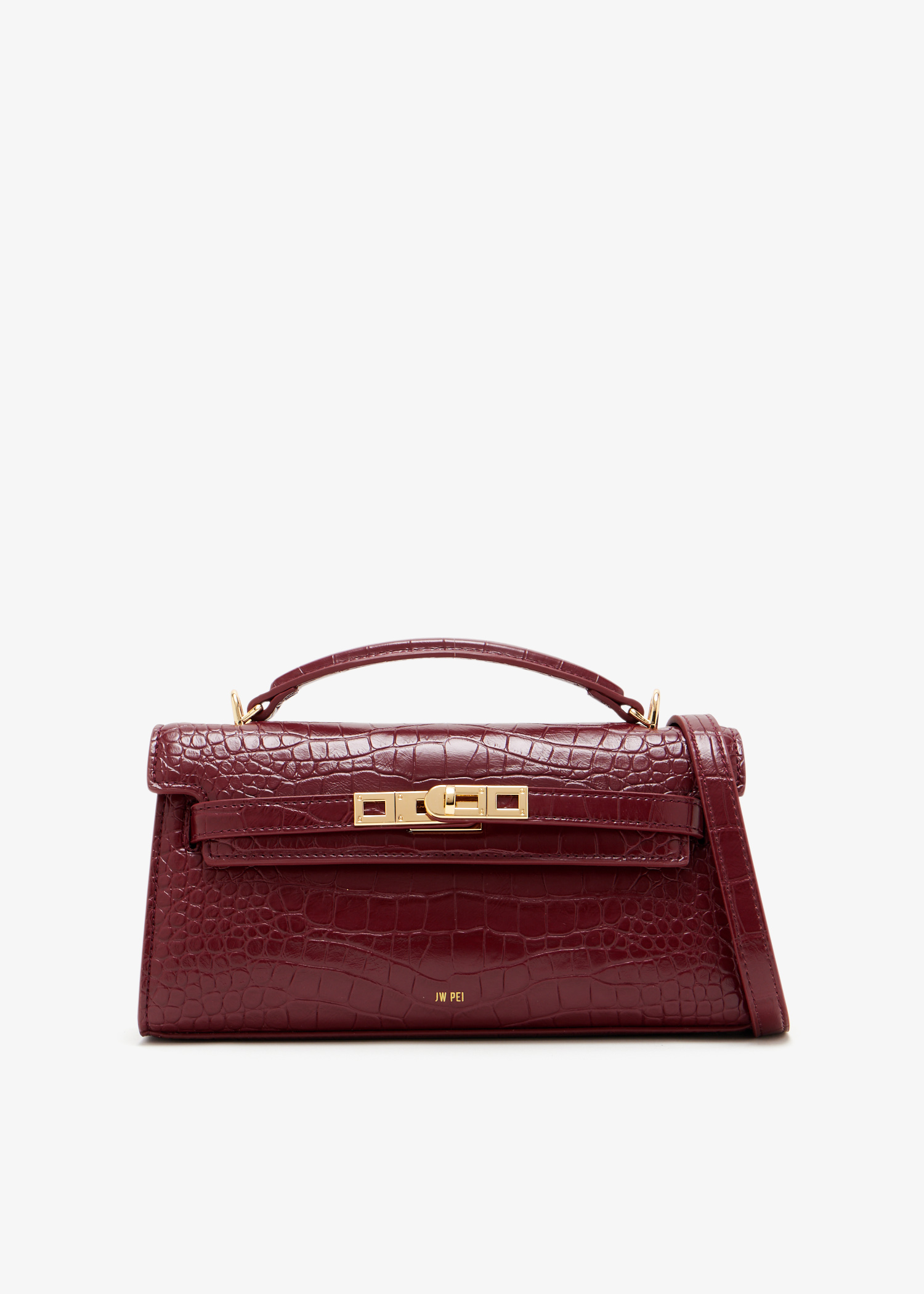 Noor top handle bag, Burgundy
Noor top handle bag, Burgundy