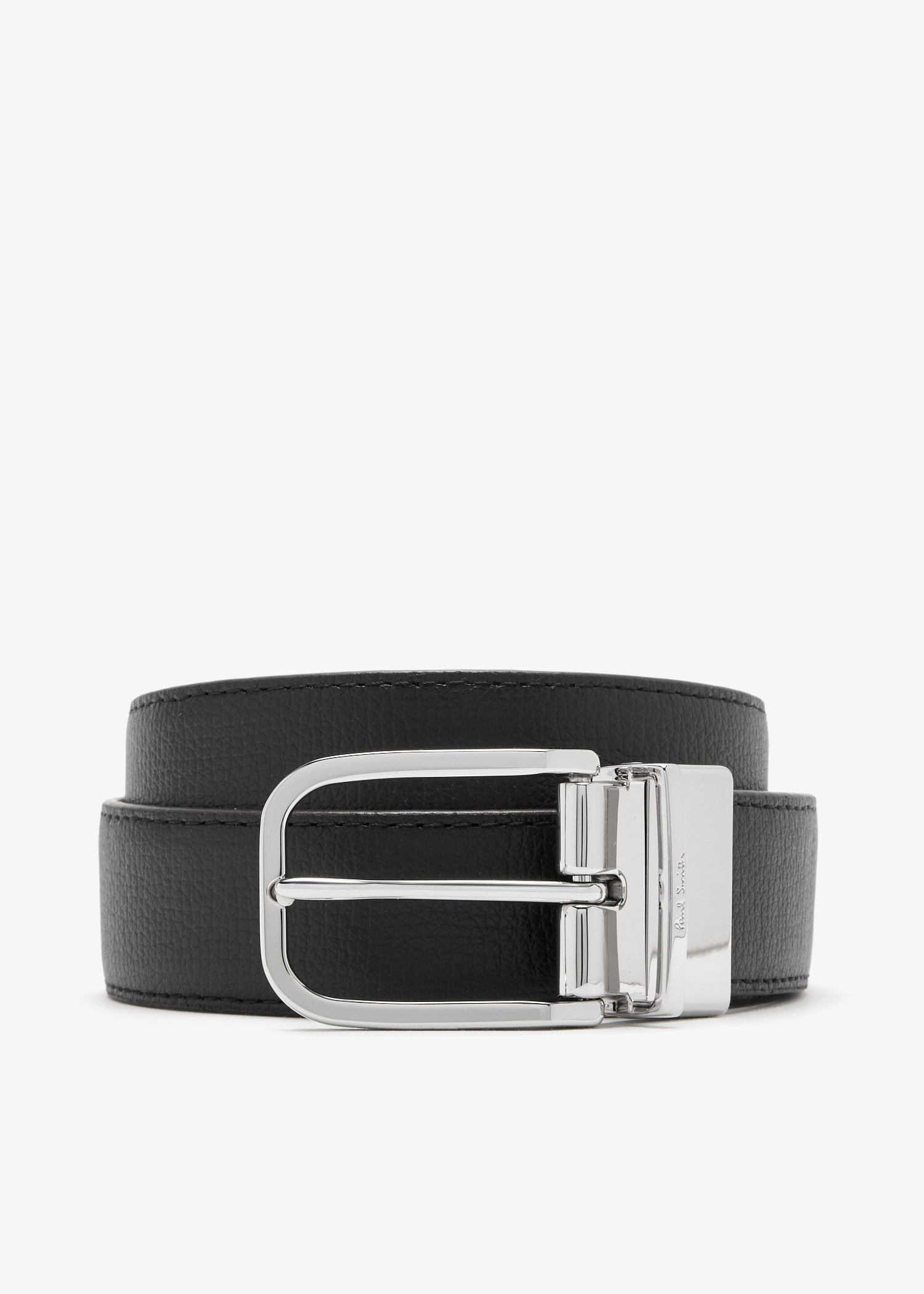 Reversible leather belt, Black
Reversible leather belt, Black