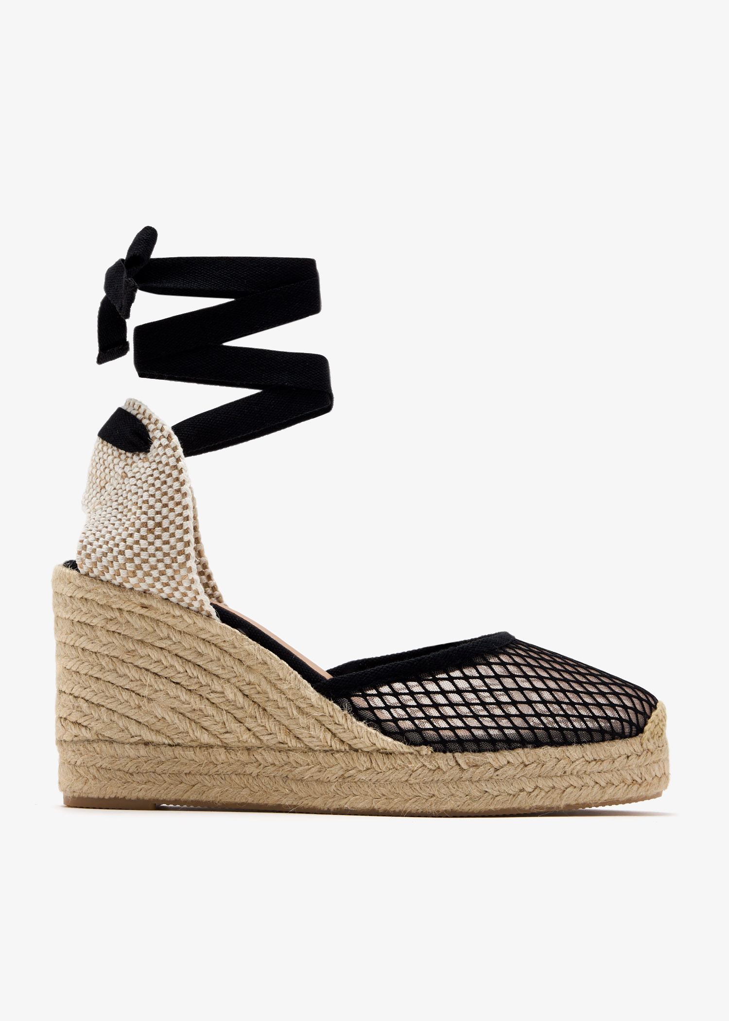 Maria wedge espadrilles, Black
Maria wedge espadrilles, Black